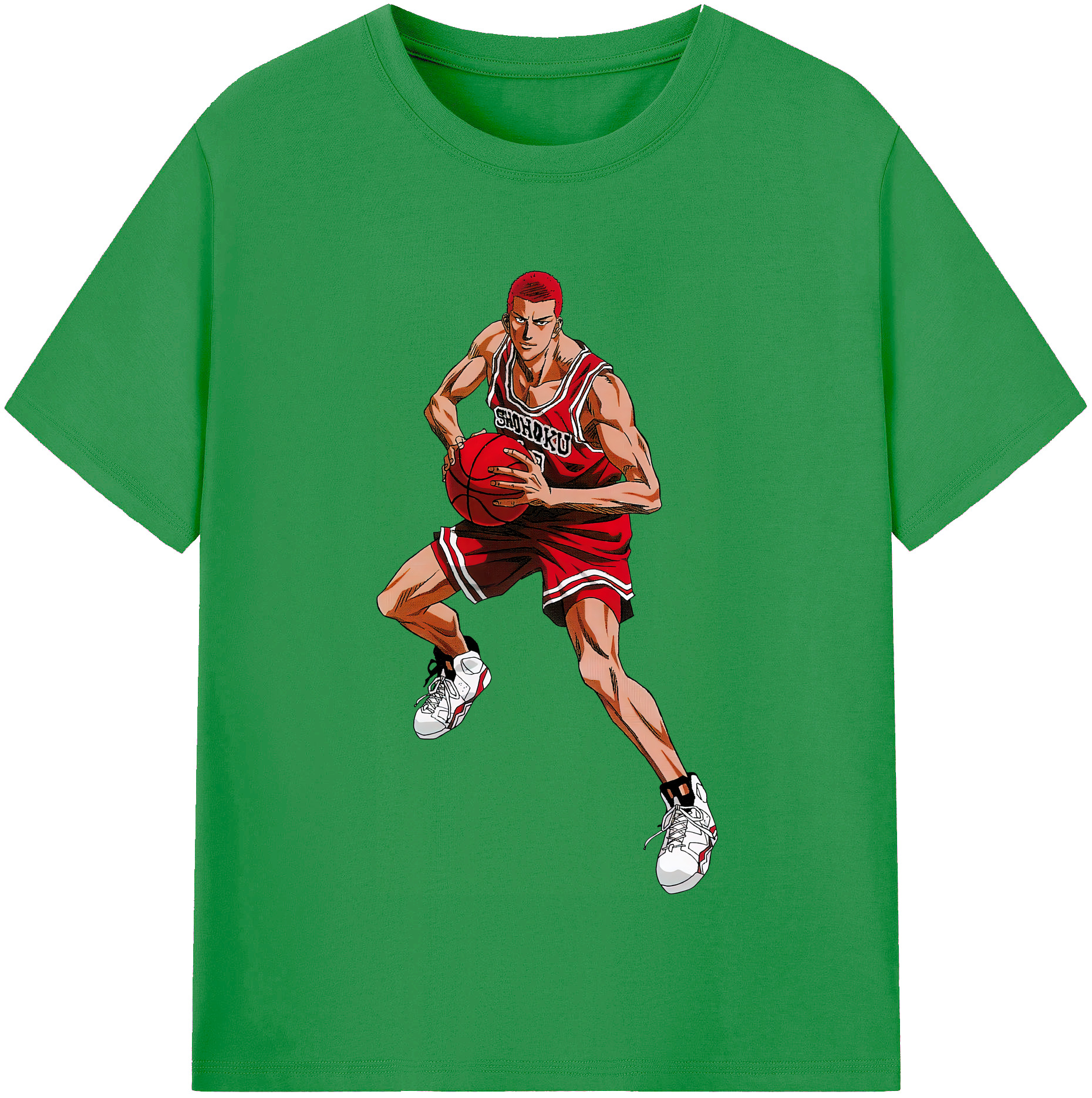 （画像用） SLAM DUNK／スラムダンク レディースカジュアルプリントTシャツ（綿100％）
