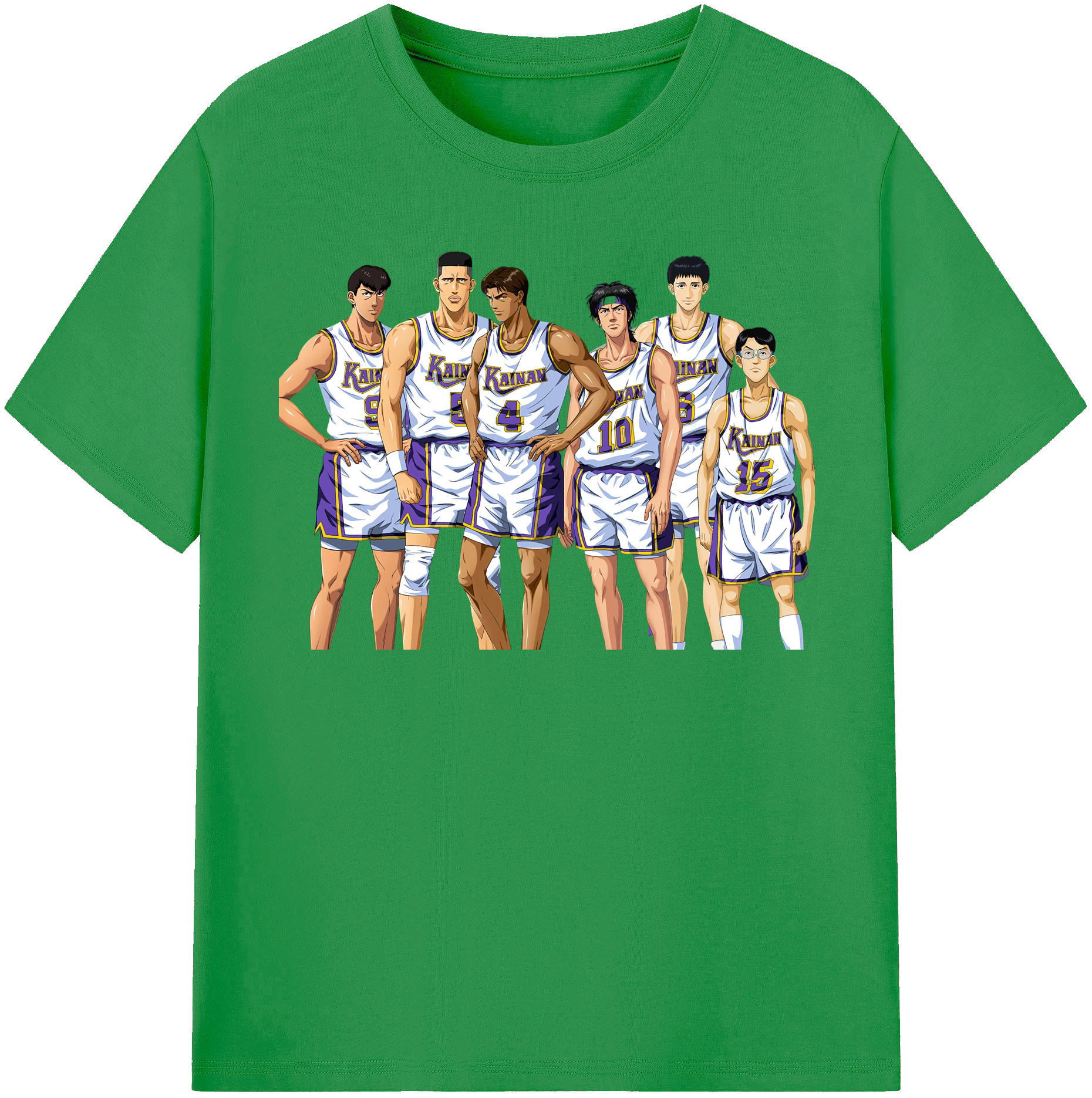 （画像用） SLAM DUNK／スラムダンク レディースカジュアルプリントTシャツ（綿100％）