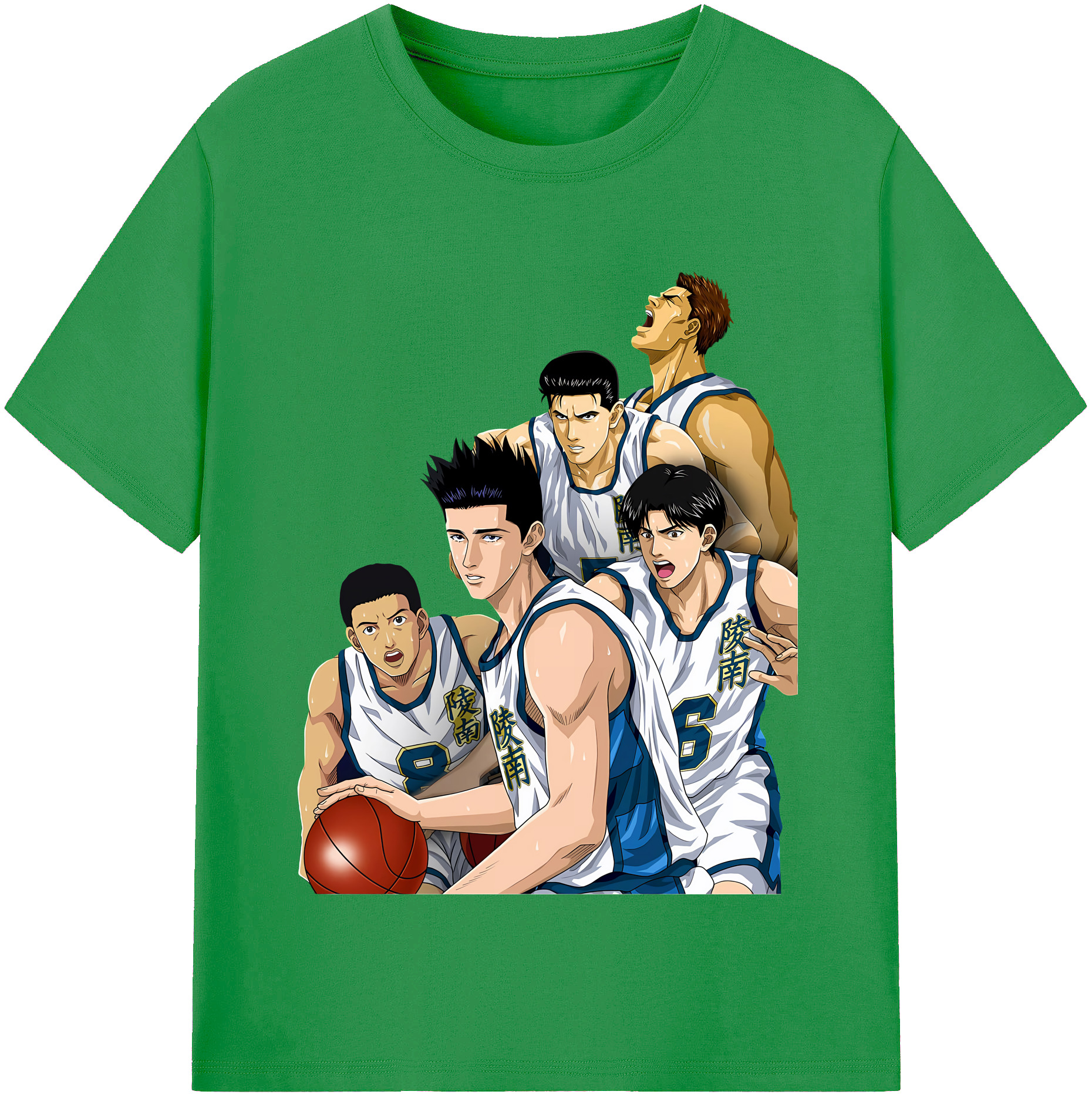 （画像用） SLAM DUNK／スラムダンク レディースカジュアルプリントTシャツ（綿100％）