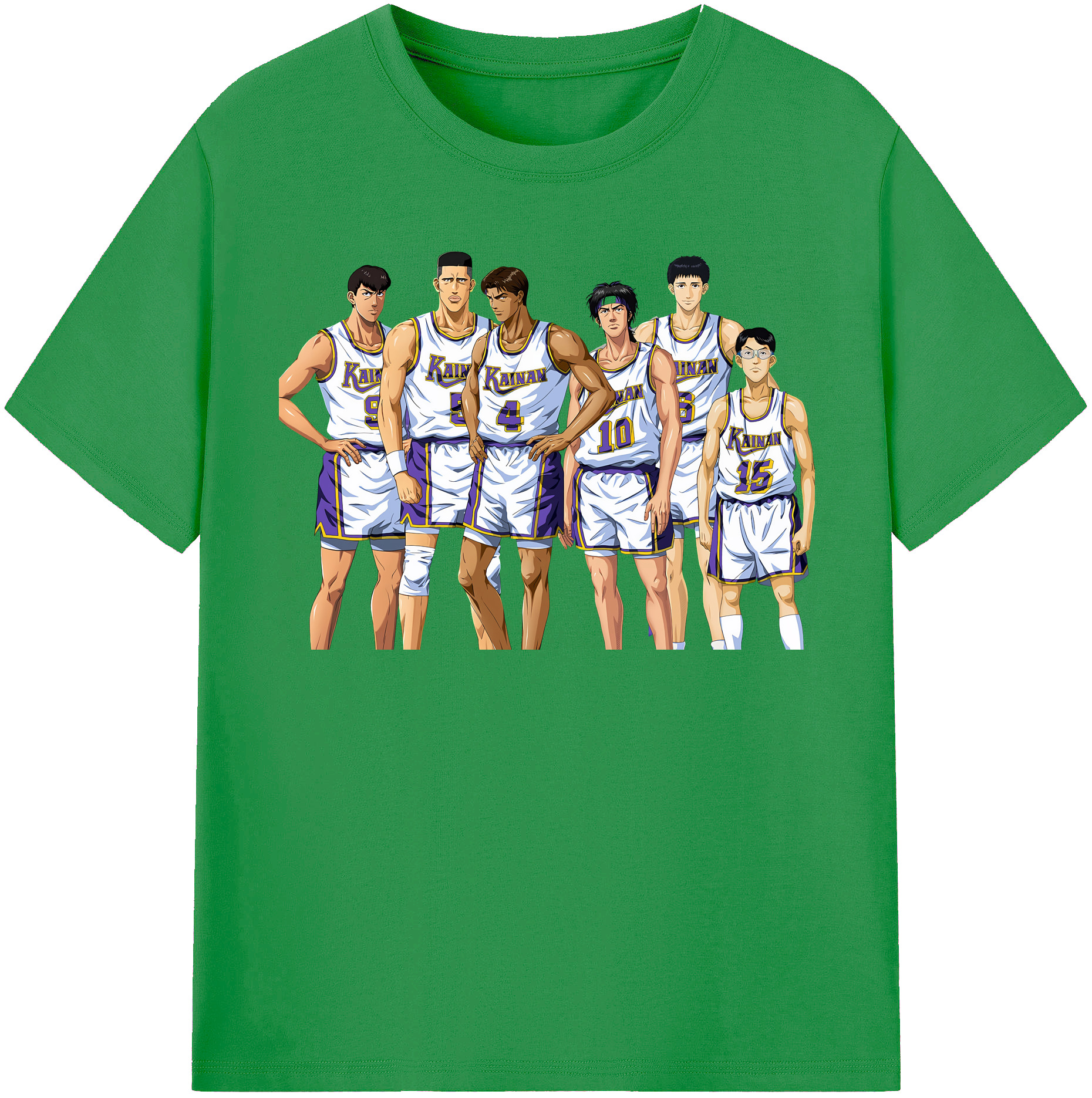 （画像用） SLAM DUNK／スラムダンク レディースカジュアルプリントTシャツ（綿100％）
