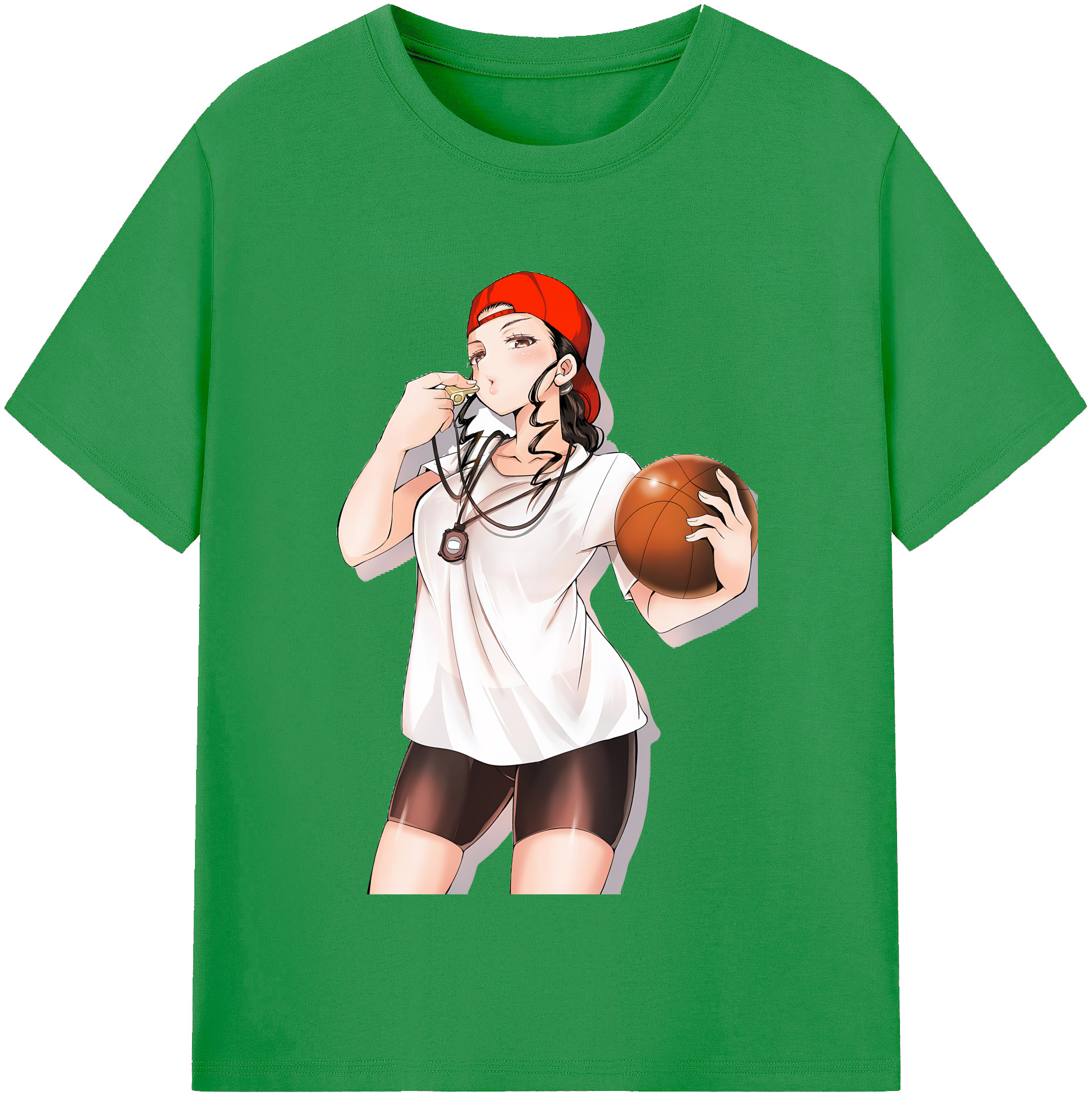 （画像用） SLAM DUNK／スラムダンク レディースカジュアルプリントTシャツ（綿100％）