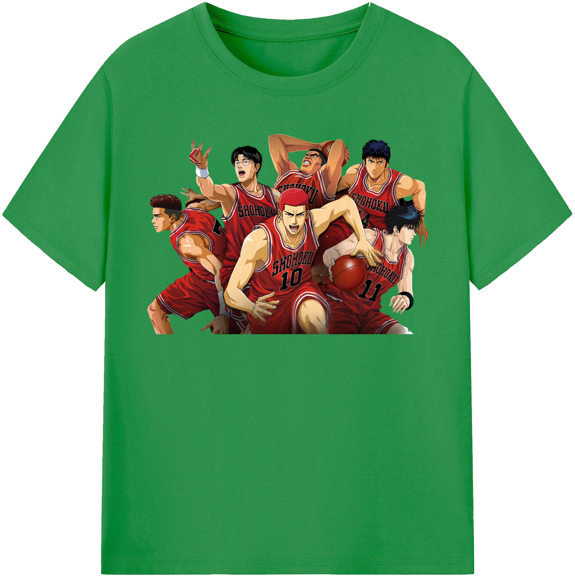 （画像用） SLAM DUNK／スラムダンク レディースカジュアルプリントTシャツ（綿100％）