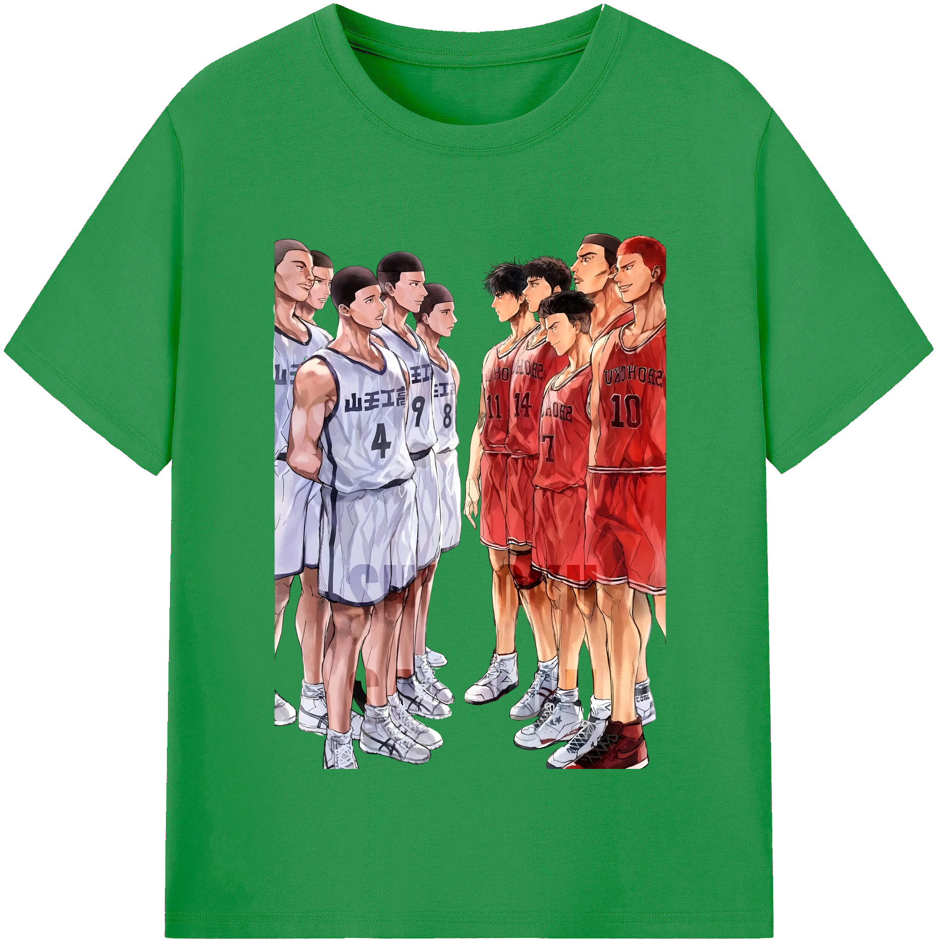 （画像用） SLAM DUNK／スラムダンク レディースカジュアルプリントTシャツ（綿100％）