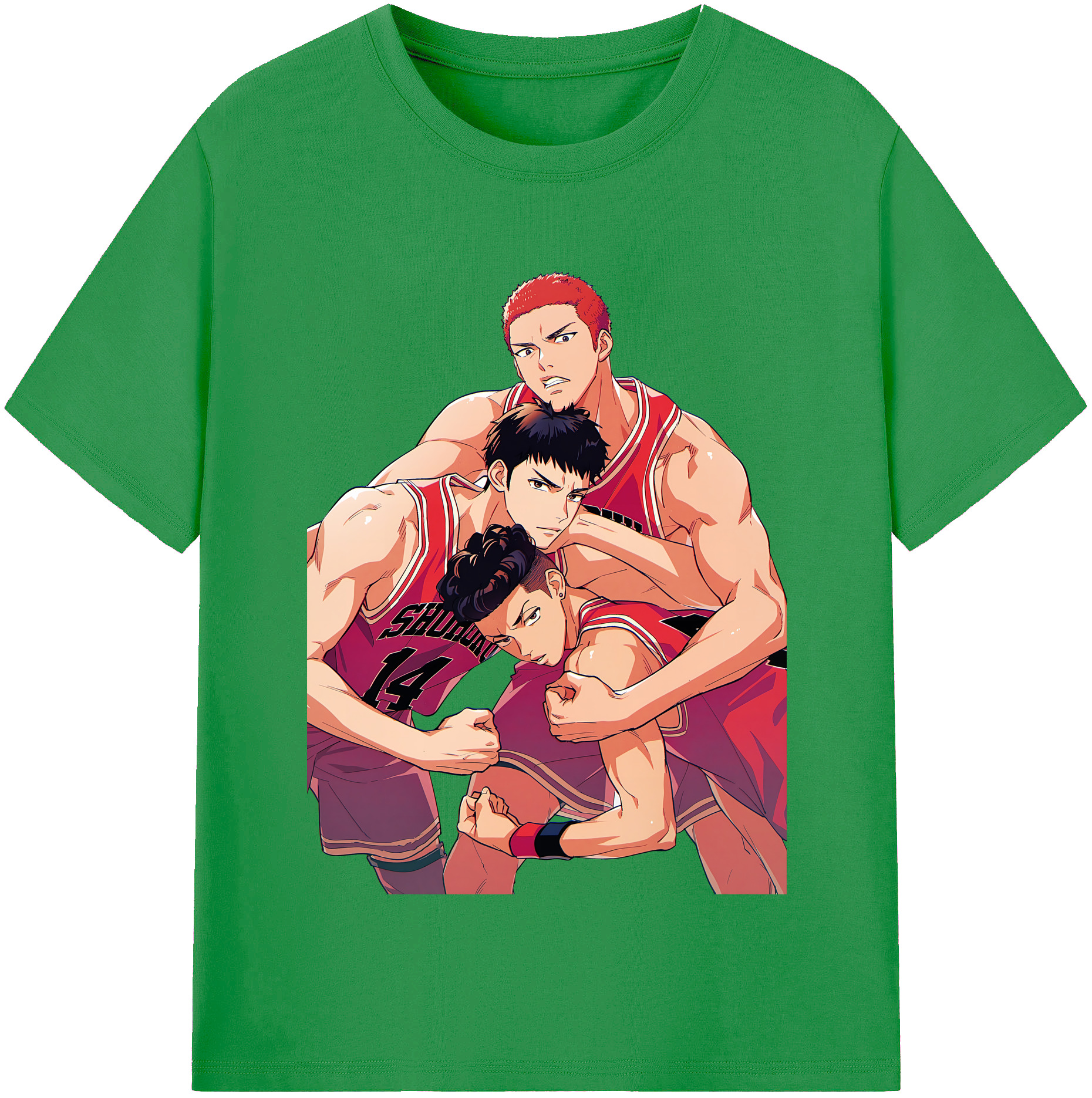 （画像用） SLAM DUNK／スラムダンク レディースカジュアルプリントTシャツ（綿100％）