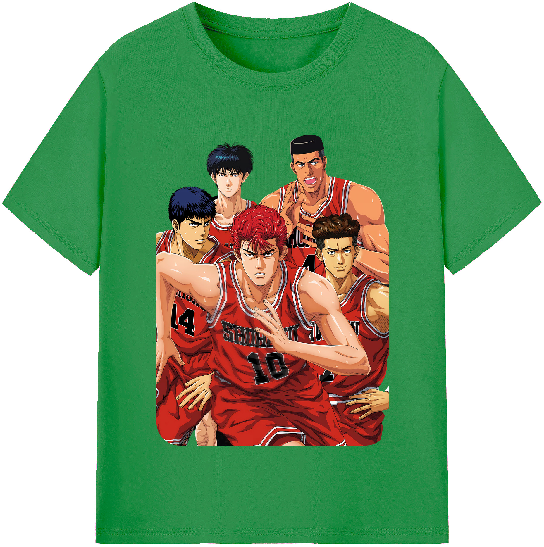 （画像用） SLAM DUNK／スラムダンク レディースカジュアルプリントTシャツ（綿100％）