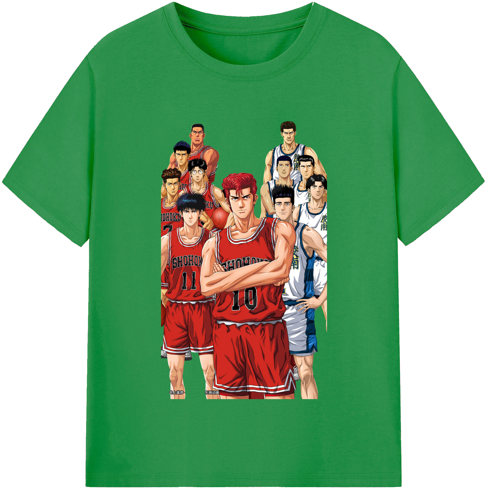 （画像用） SLAM DUNK／スラムダンク レディースカジュアルプリントTシャツ（綿100％）