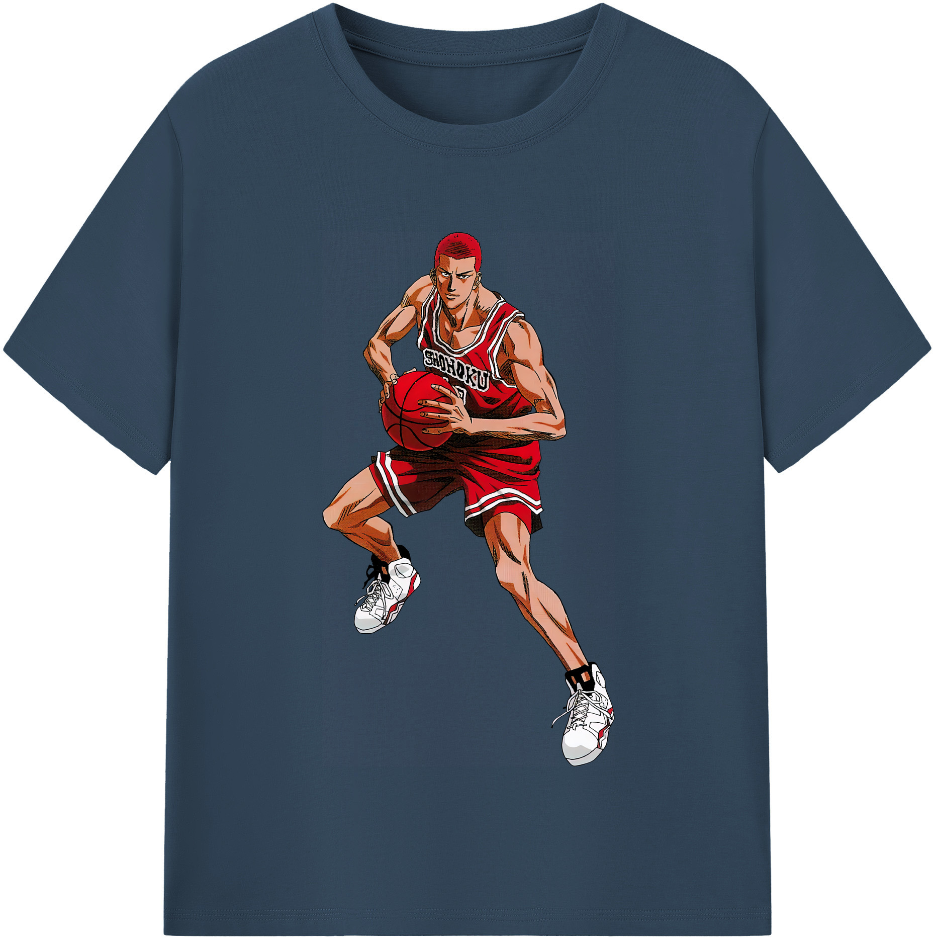 （画像用） SLAM DUNK／スラムダンク レディースカジュアルプリントTシャツ（綿100％）