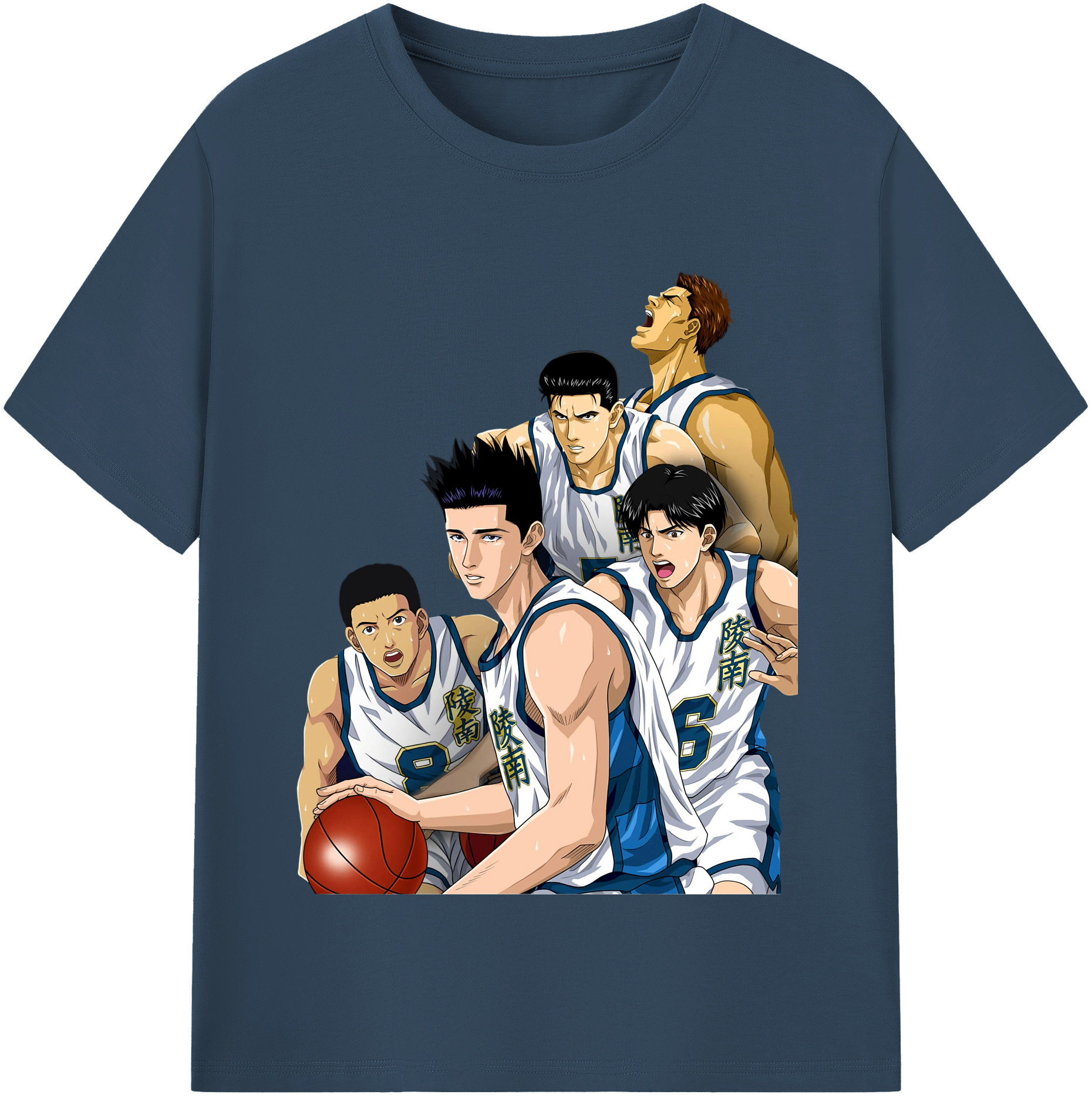 （画像用） SLAM DUNK／スラムダンク レディースカジュアルプリントTシャツ（綿100％）