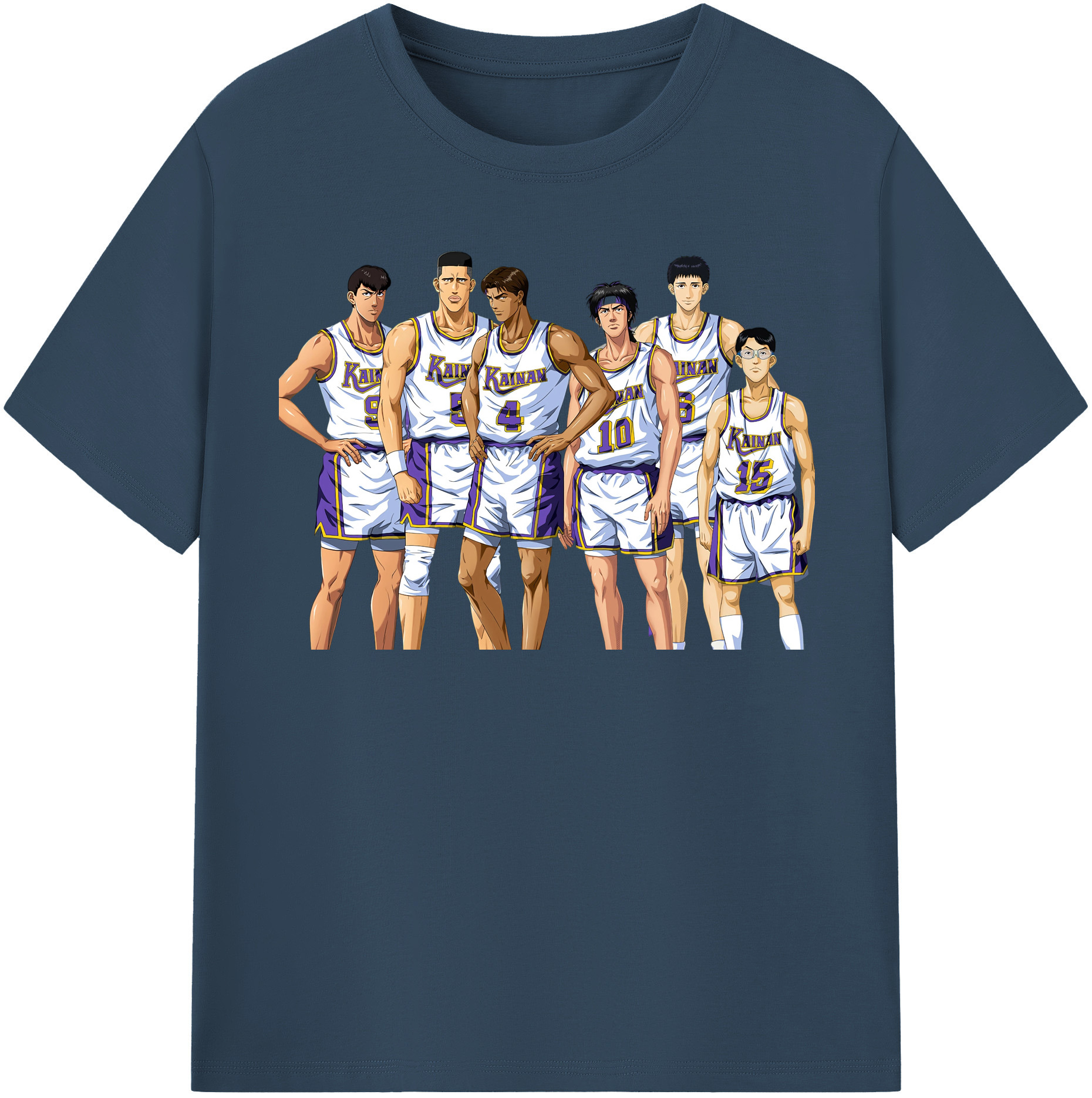 （画像用） SLAM DUNK／スラムダンク レディースカジュアルプリントTシャツ（綿100％）