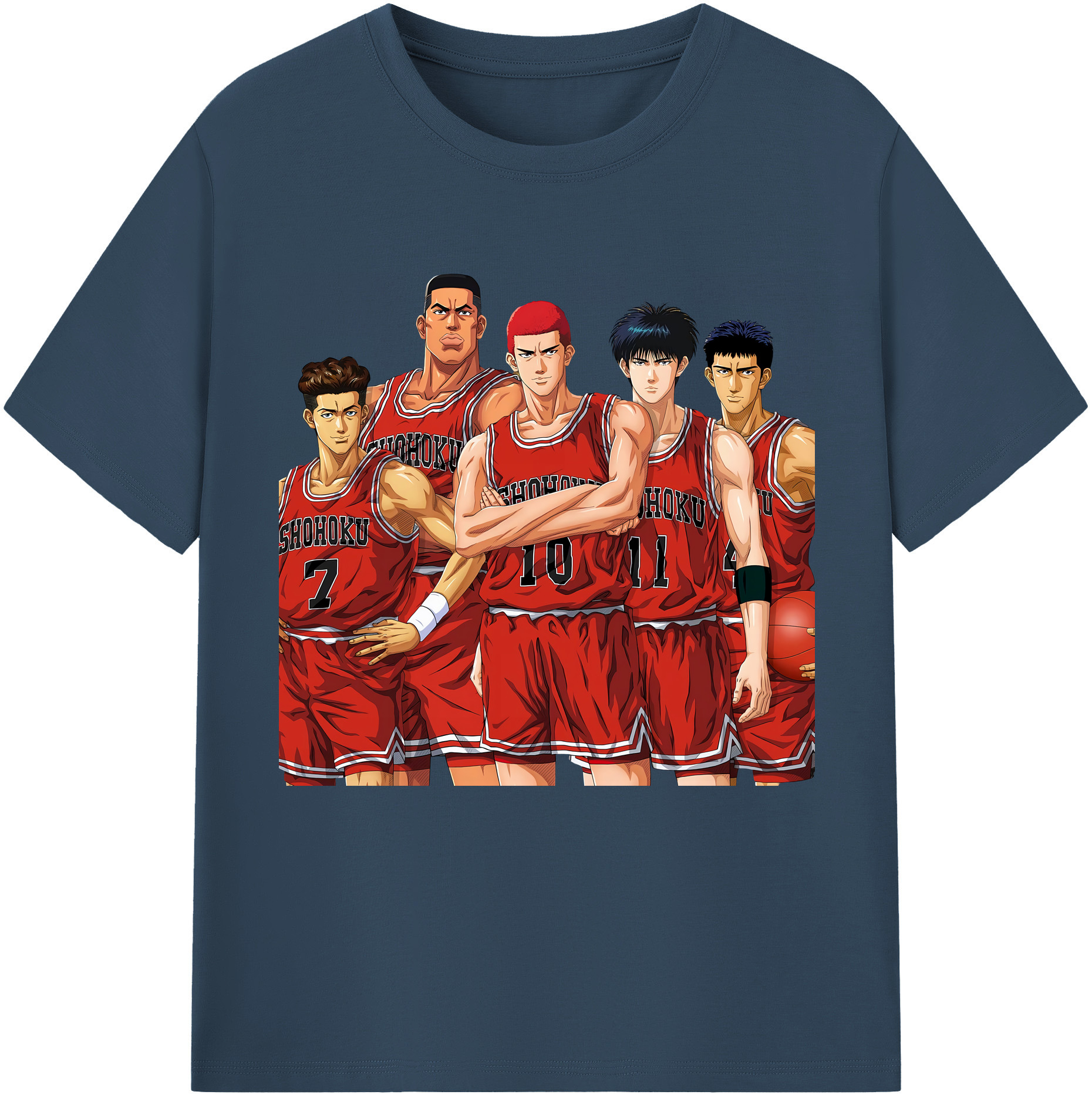 （画像用） SLAM DUNK／スラムダンク レディースカジュアルプリントTシャツ（綿100％）