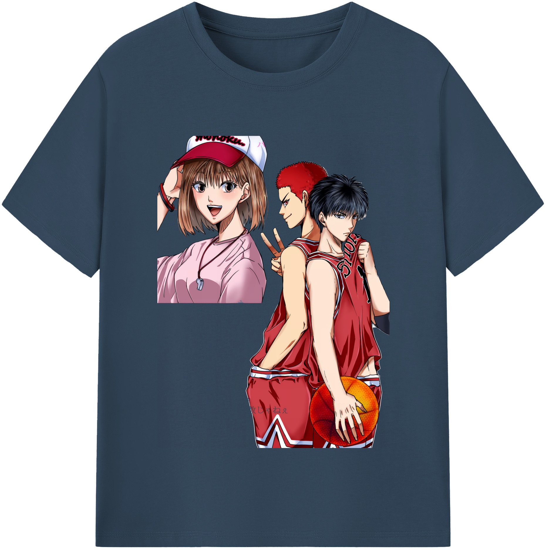 （画像用） SLAM DUNK／スラムダンク レディースカジュアルプリントTシャツ（綿100％）