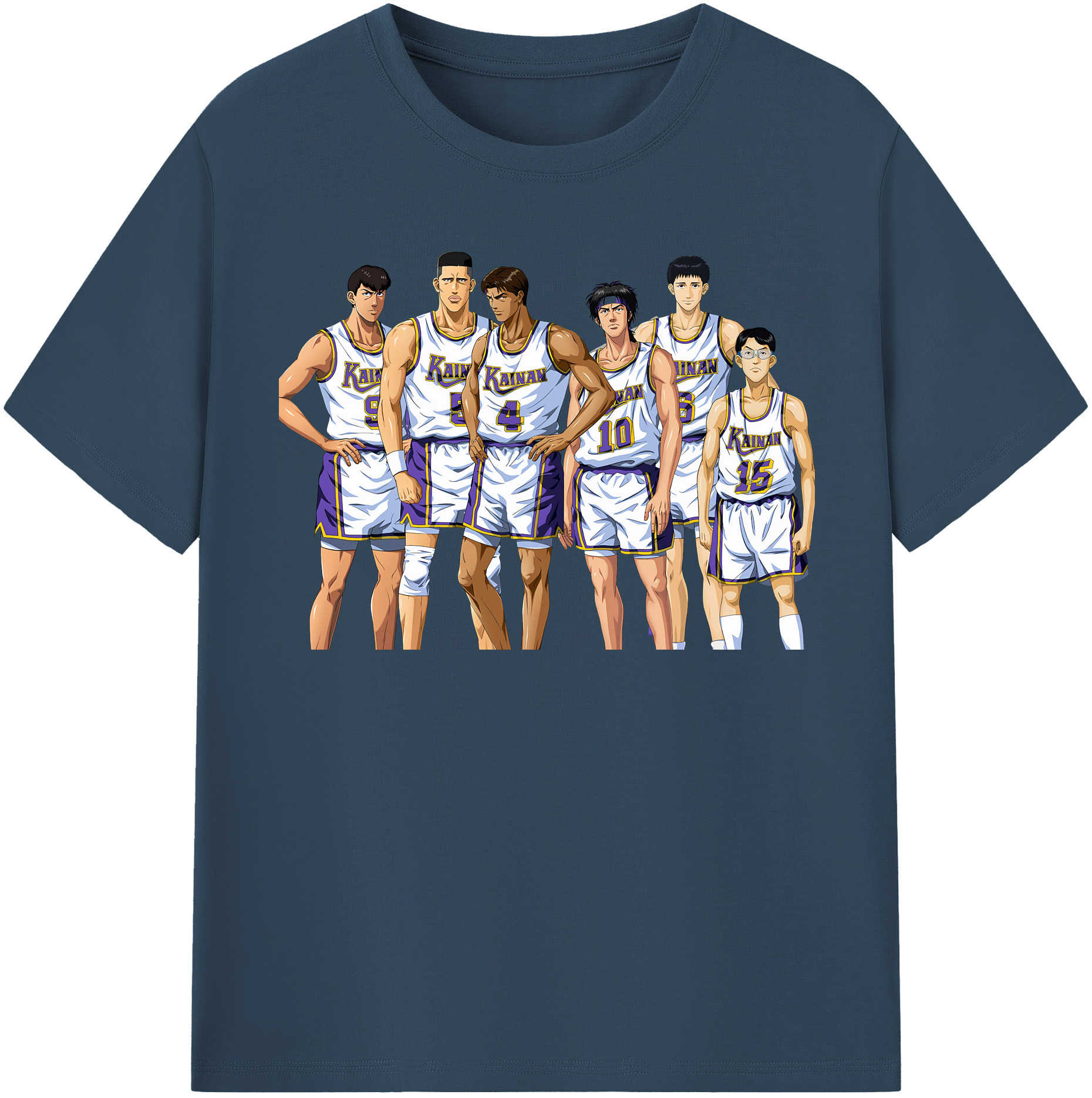 （画像用） SLAM DUNK／スラムダンク レディースカジュアルプリントTシャツ（綿100％）
