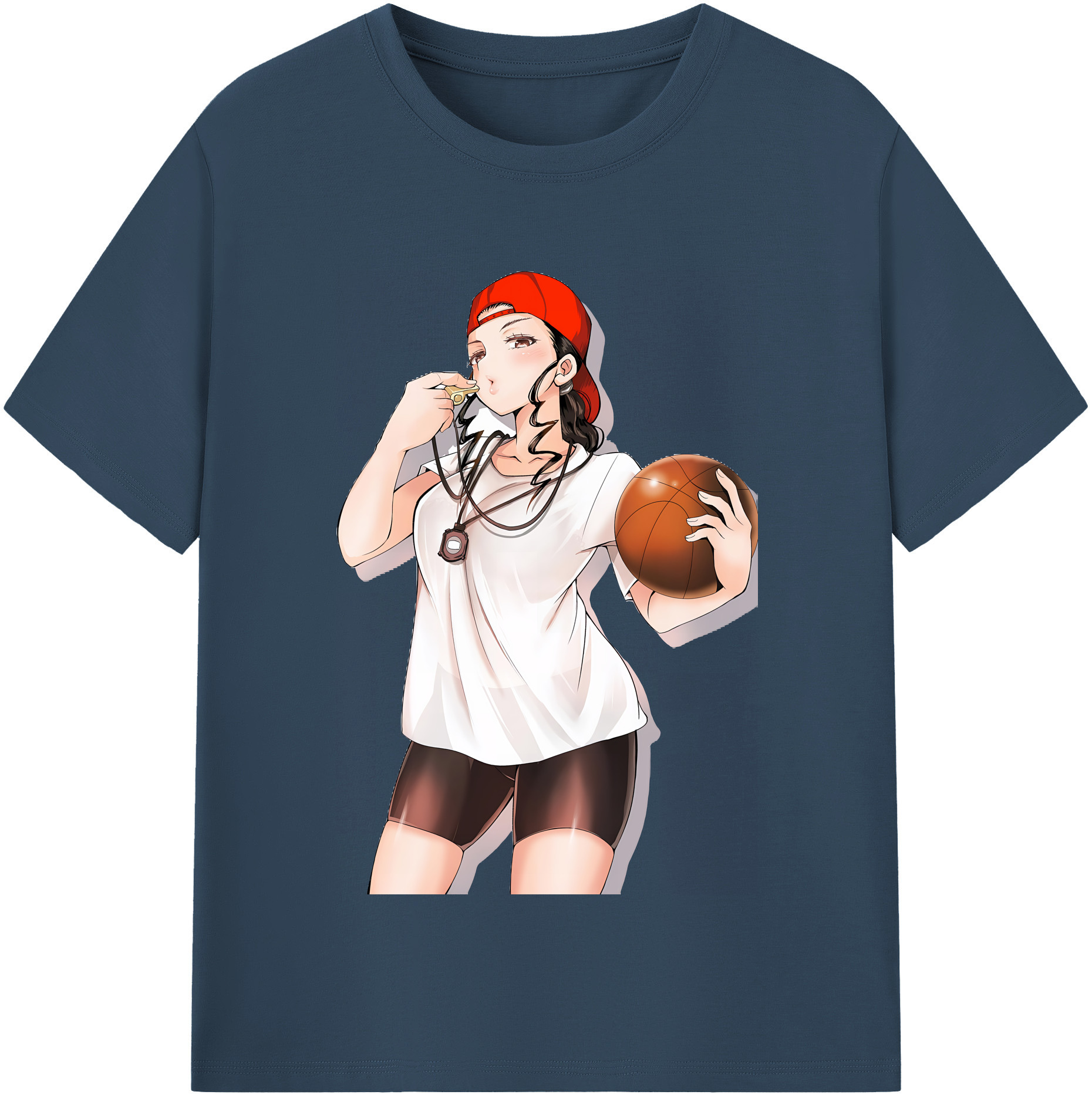 （画像用） SLAM DUNK／スラムダンク レディースカジュアルプリントTシャツ（綿100％）