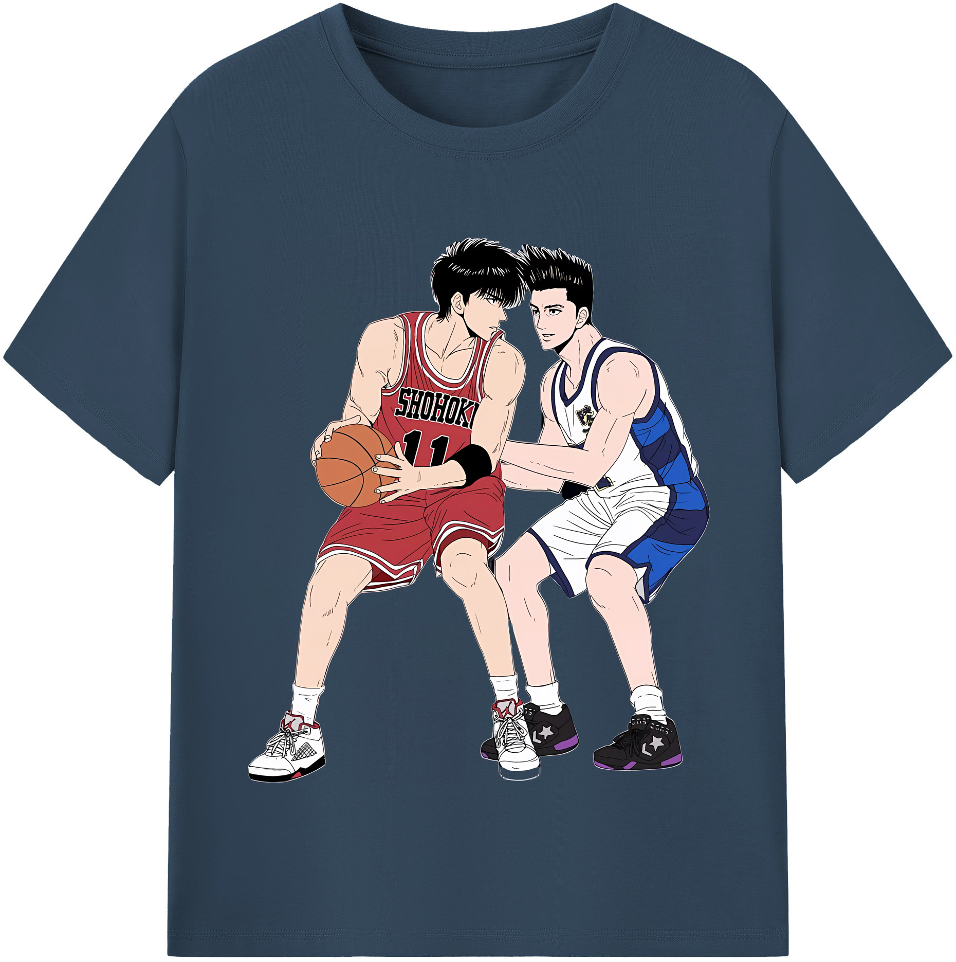 （画像用） SLAM DUNK／スラムダンク レディースカジュアルプリントTシャツ（綿100％）