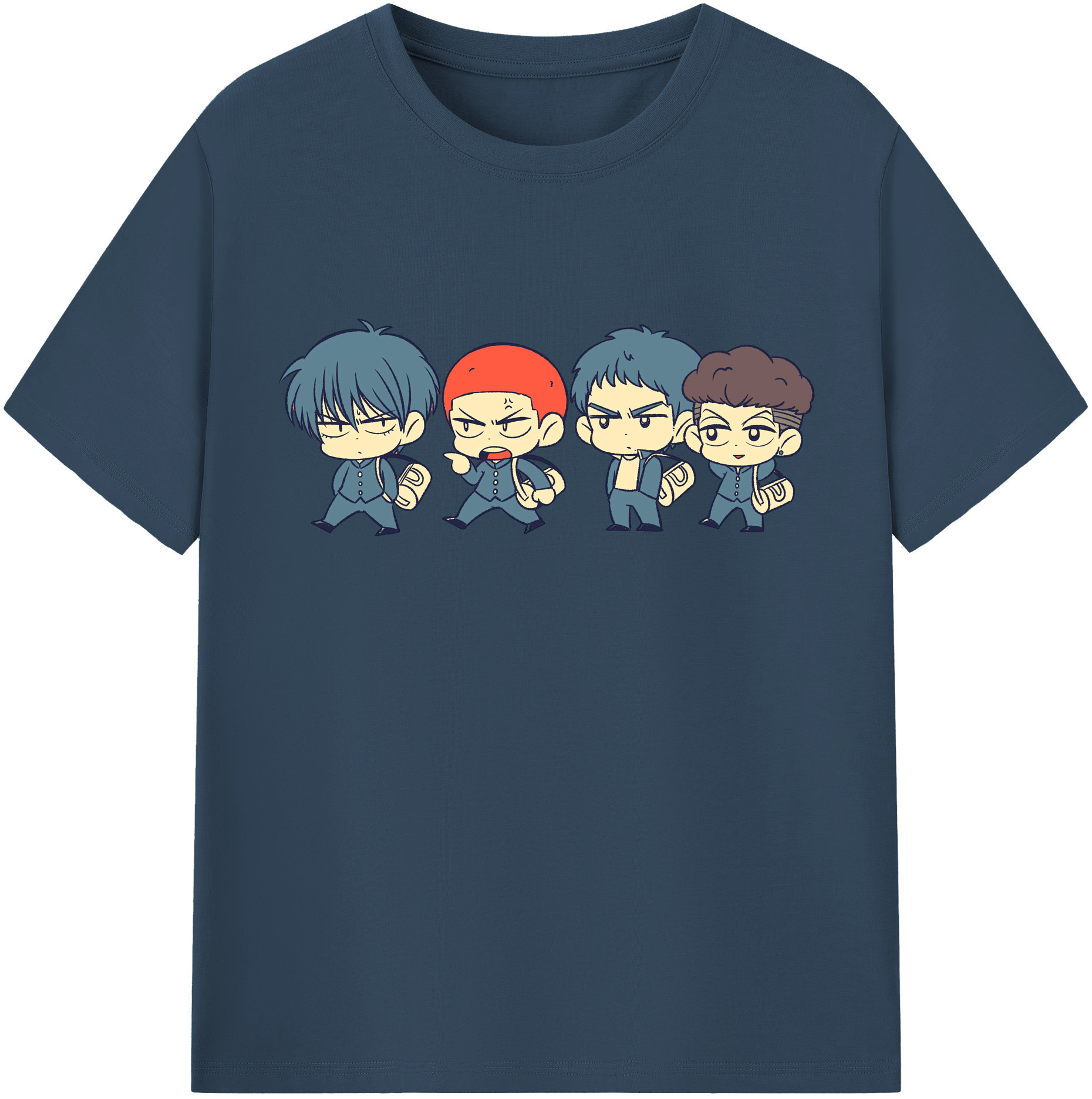 （画像用） SLAM DUNK／スラムダンク レディースカジュアルプリントTシャツ（綿100％）