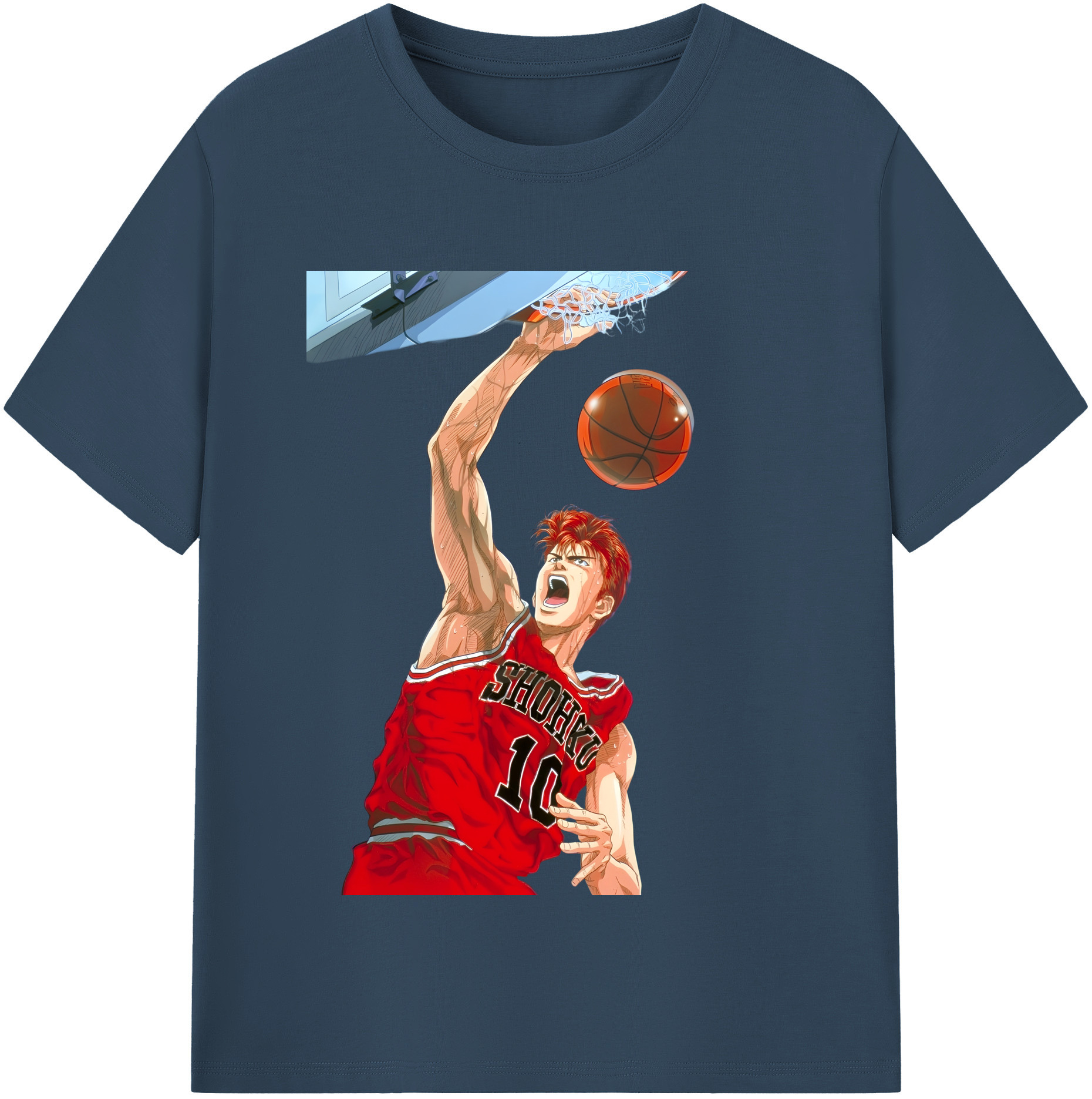 （画像用） SLAM DUNK／スラムダンク レディースカジュアルプリントTシャツ（綿100％）