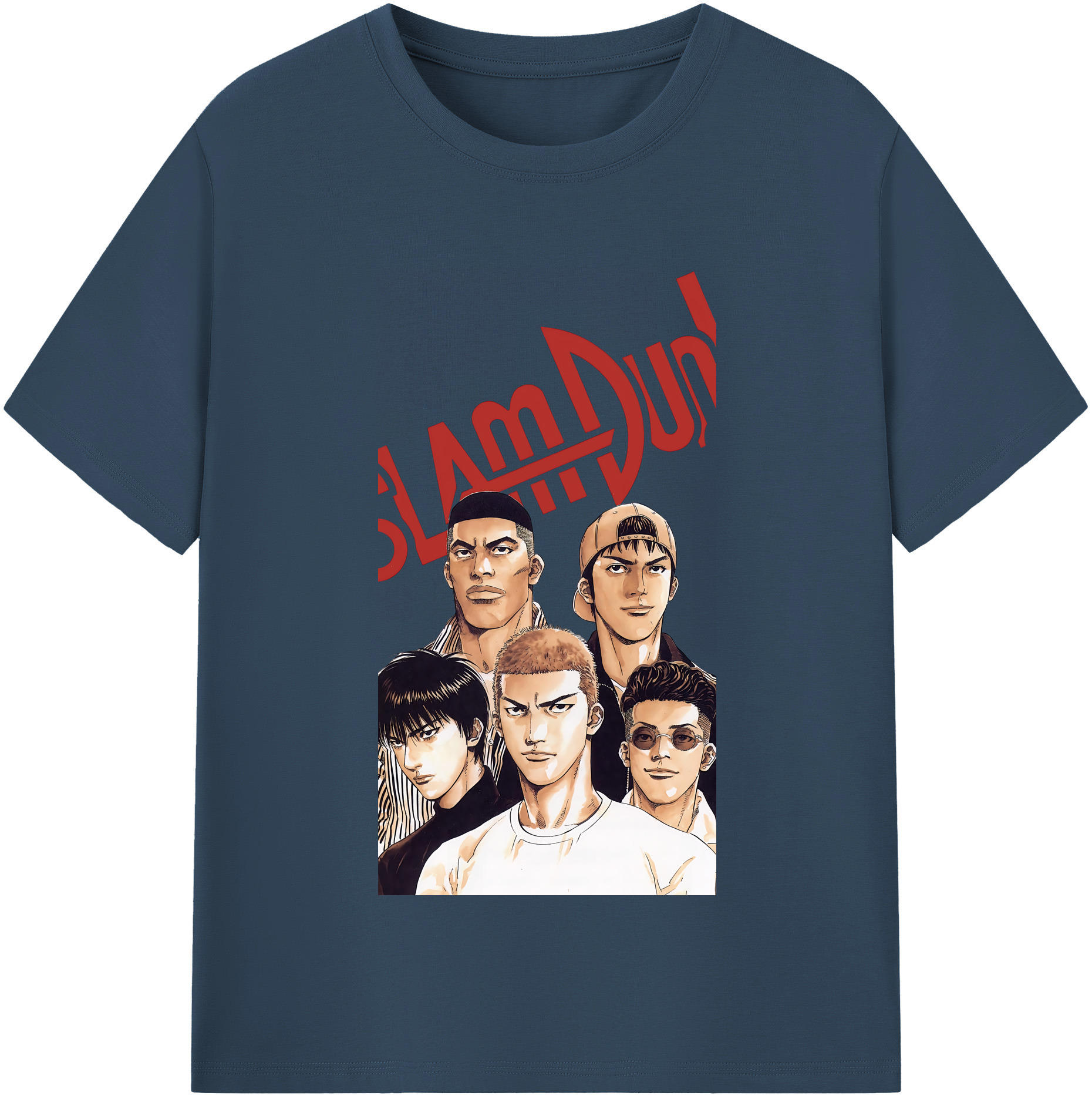 （画像用） SLAM DUNK／スラムダンク レディースカジュアルプリントTシャツ（綿100％）