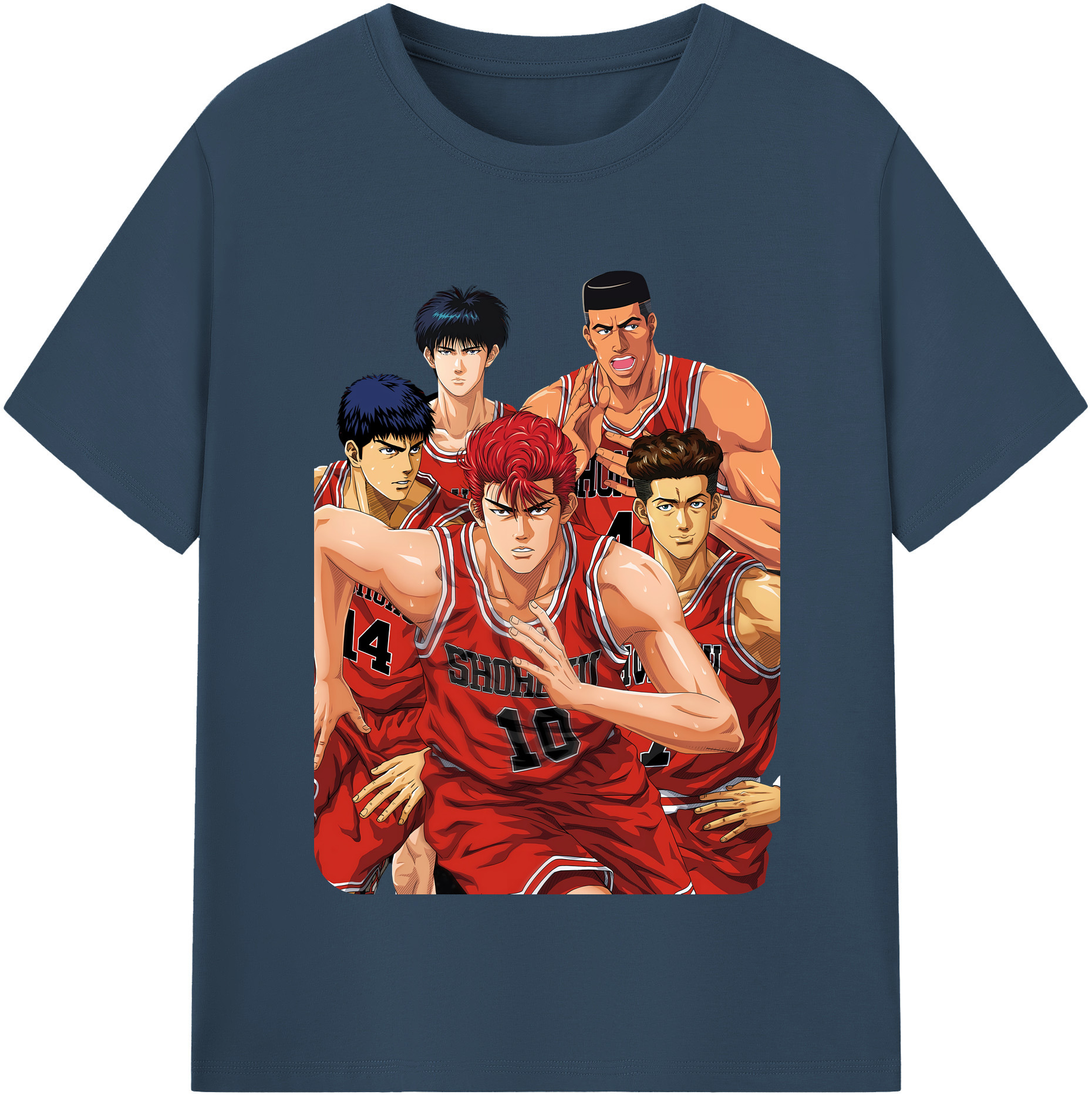（画像用） SLAM DUNK／スラムダンク レディースカジュアルプリントTシャツ（綿100％）