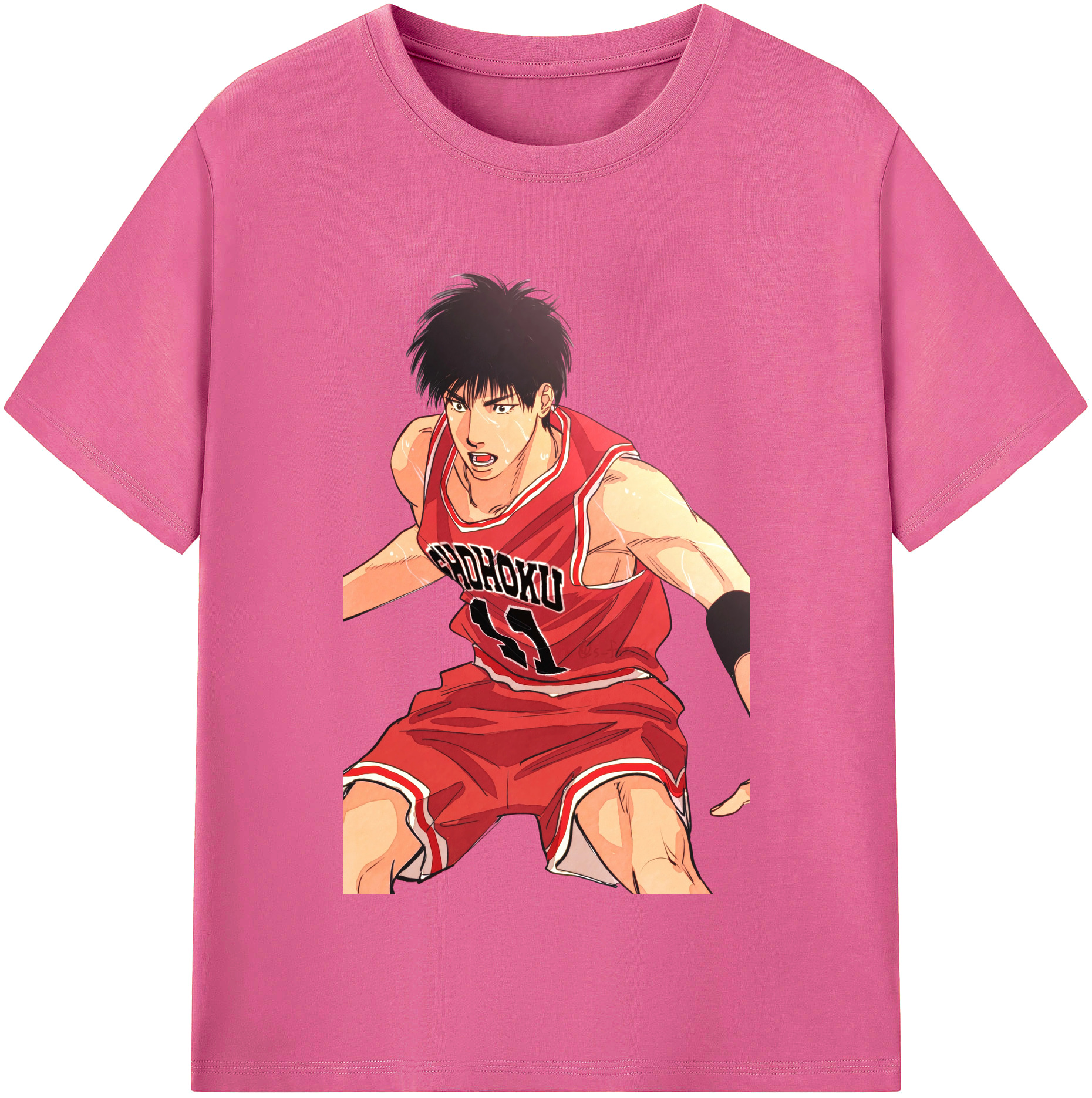 （画像用） SLAM DUNK／スラムダンク レディースカジュアルプリントTシャツ（綿100％）