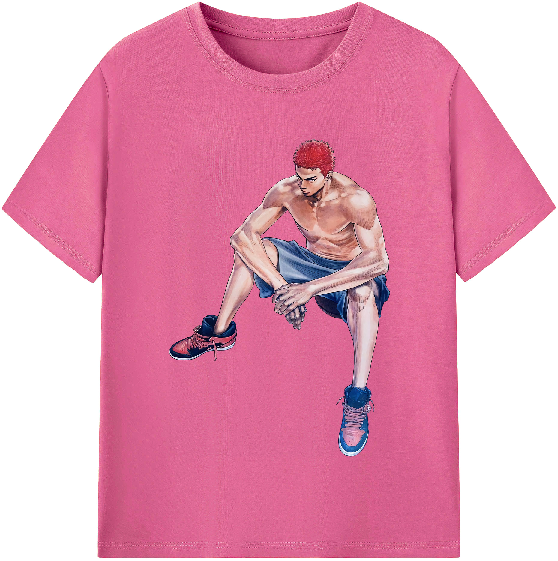 （画像用） SLAM DUNK／スラムダンク レディースカジュアルプリントTシャツ（綿100％）