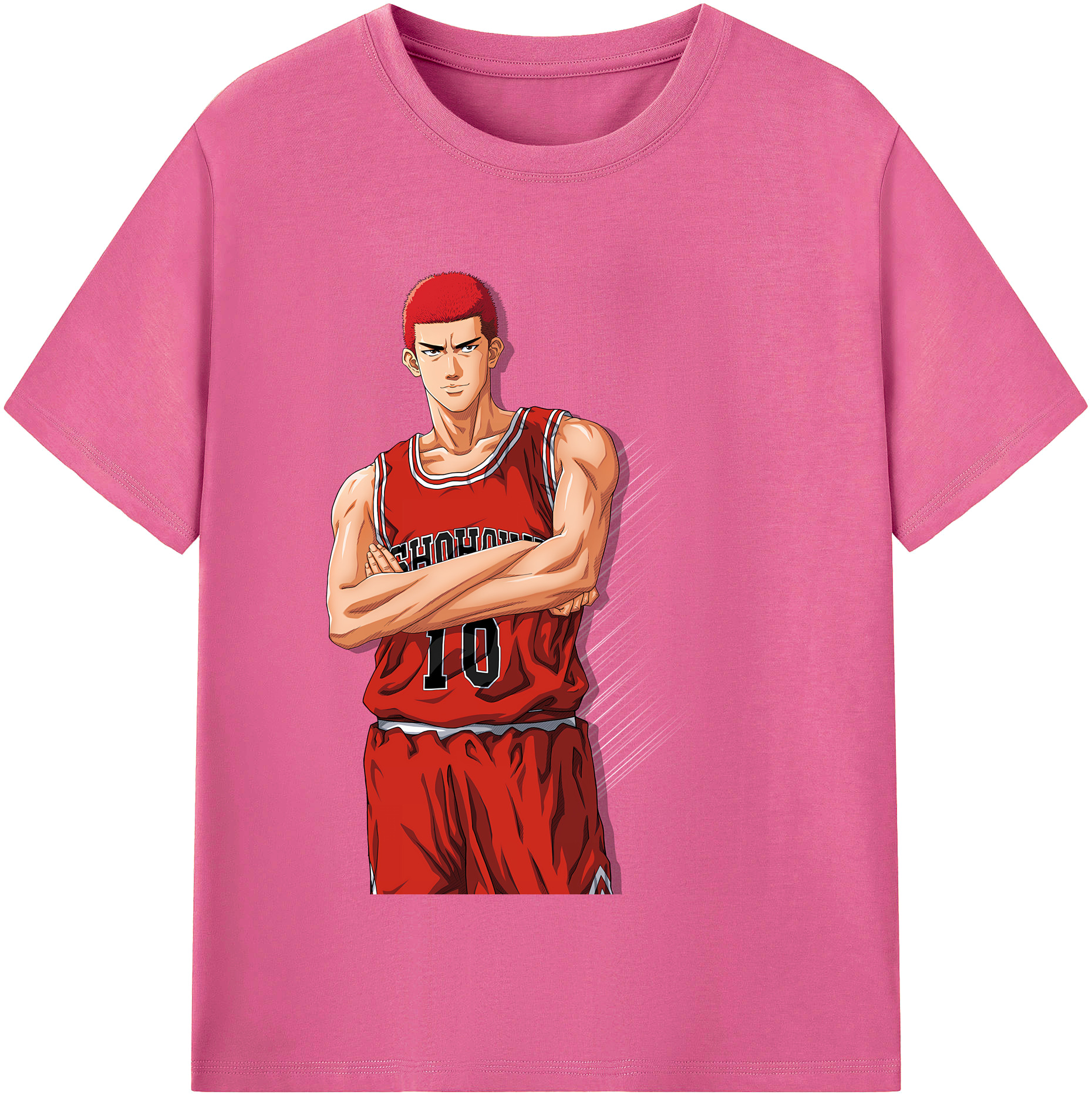 （画像用） SLAM DUNK／スラムダンク レディースカジュアルプリントTシャツ（綿100％）
