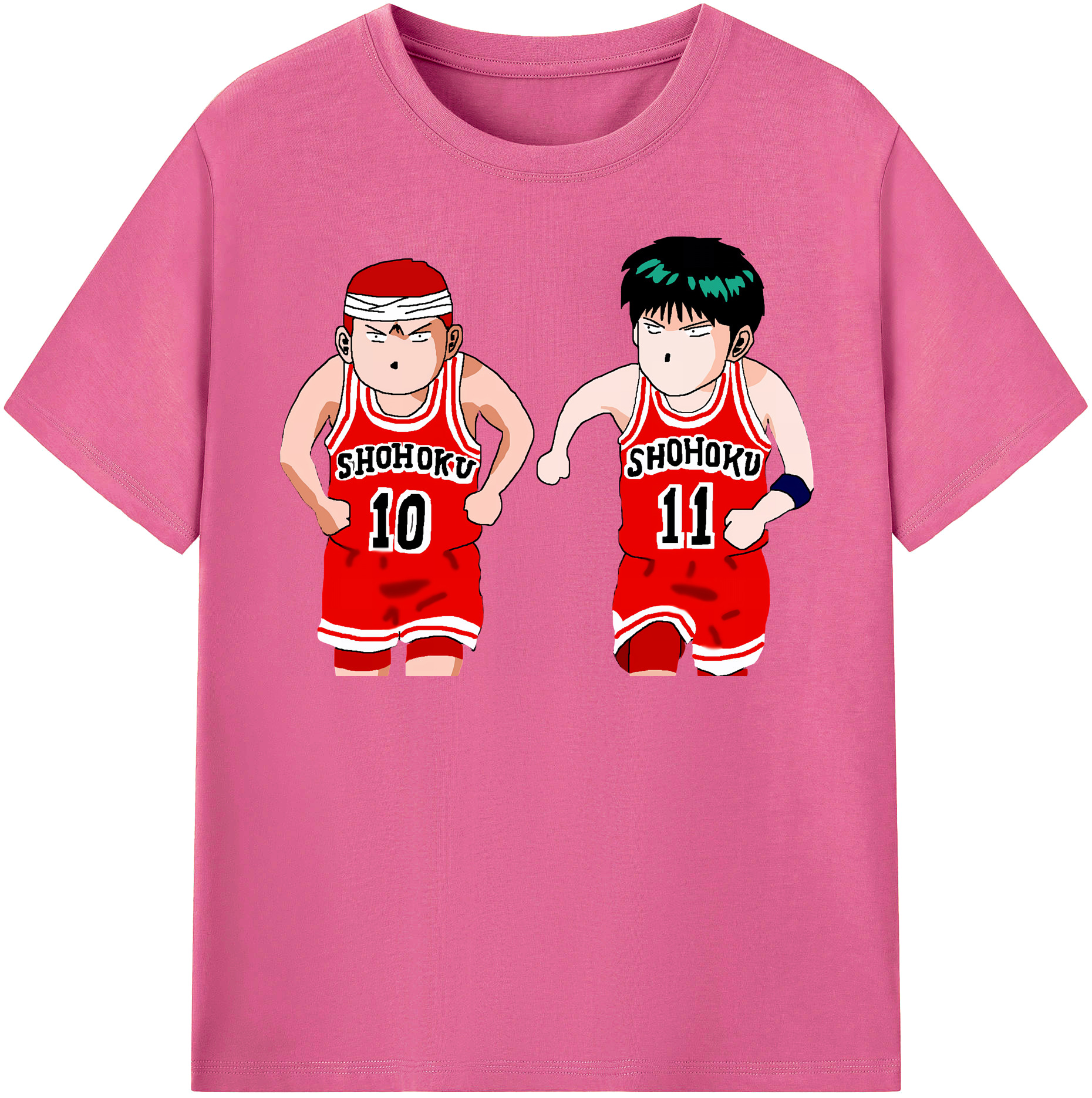 （画像用） SLAM DUNK／スラムダンク レディースカジュアルプリントTシャツ（綿100％）