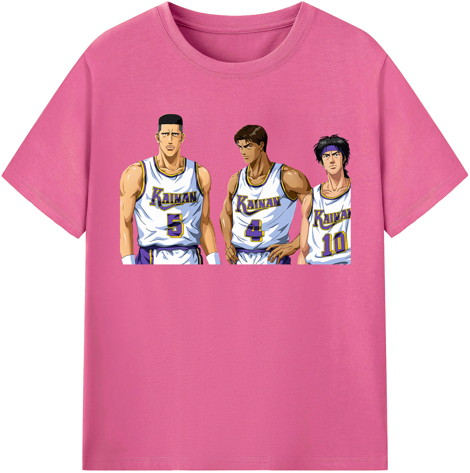 （画像用） SLAM DUNK／スラムダンク レディースカジュアルプリントTシャツ（綿100％）