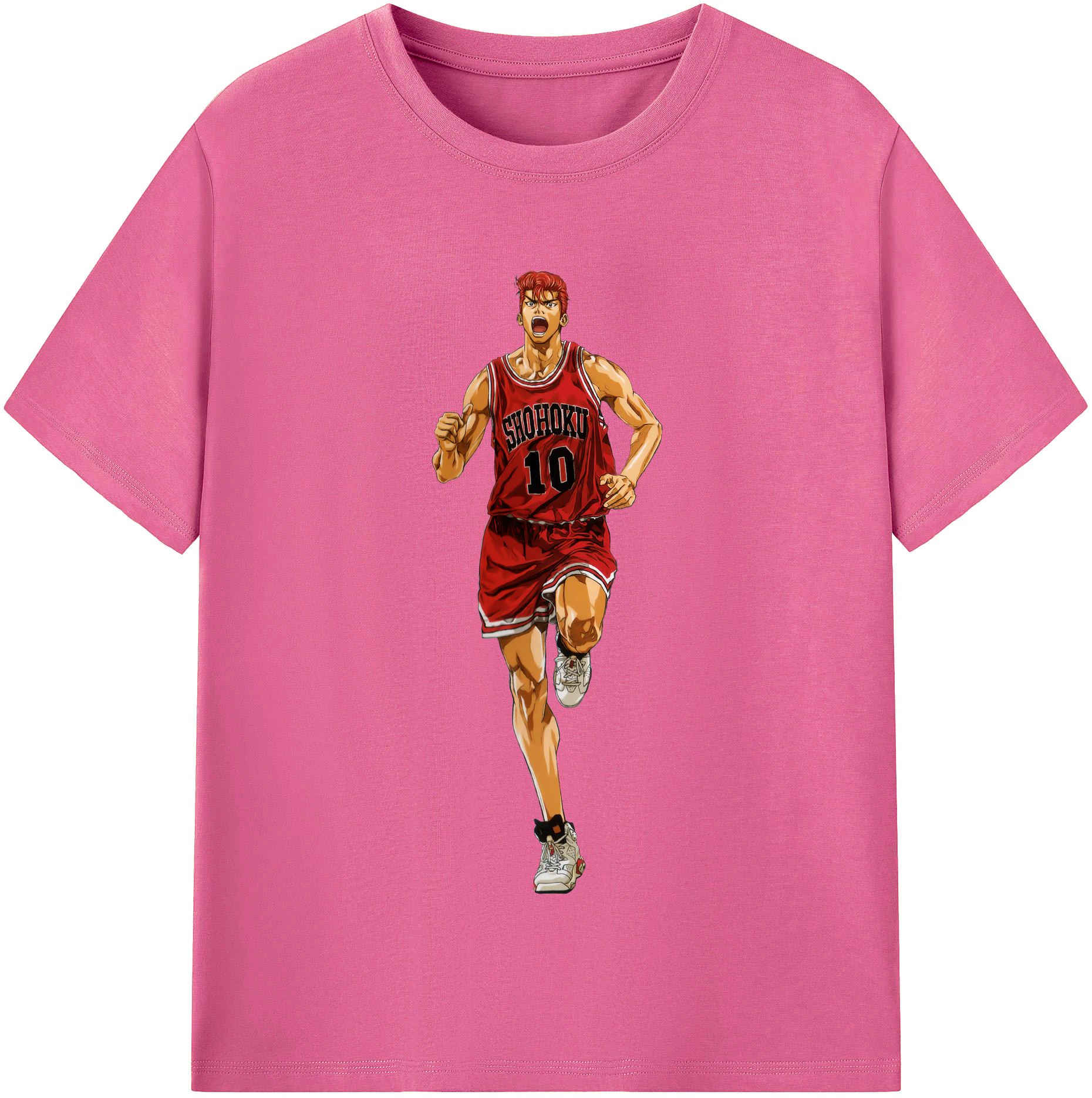 （画像用） SLAM DUNK／スラムダンク レディースカジュアルプリントTシャツ（綿100％）