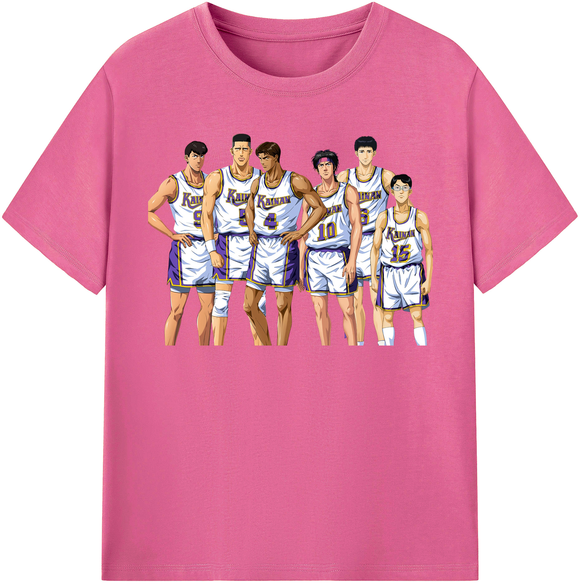 （画像用） SLAM DUNK／スラムダンク レディースカジュアルプリントTシャツ（綿100％）