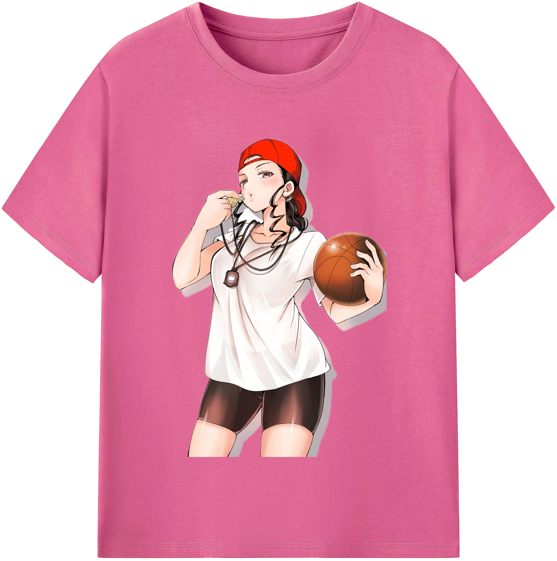 （画像用） SLAM DUNK／スラムダンク レディースカジュアルプリントTシャツ（綿100％）