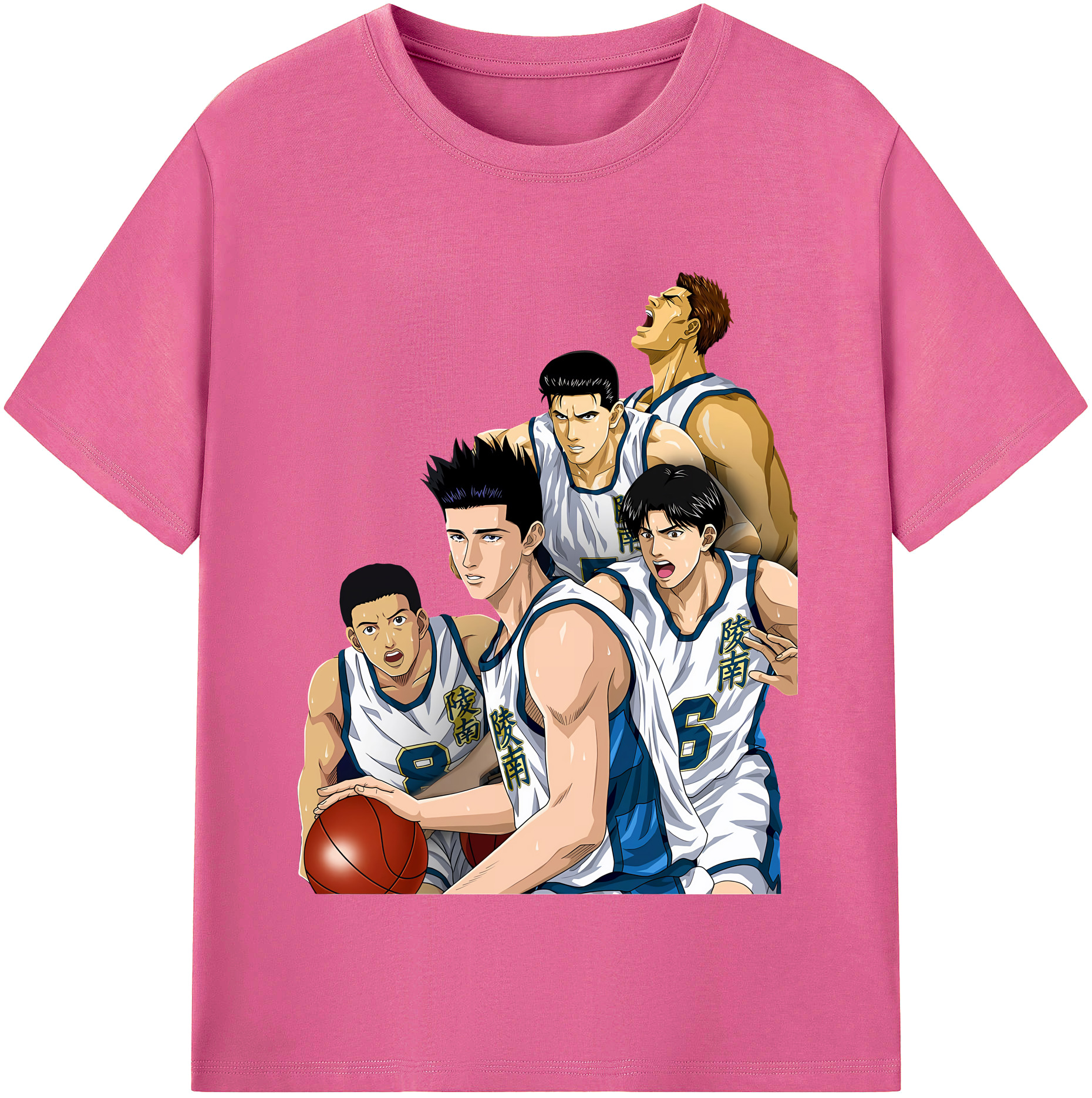 （画像用） SLAM DUNK／スラムダンク レディースカジュアルプリントTシャツ（綿100％）