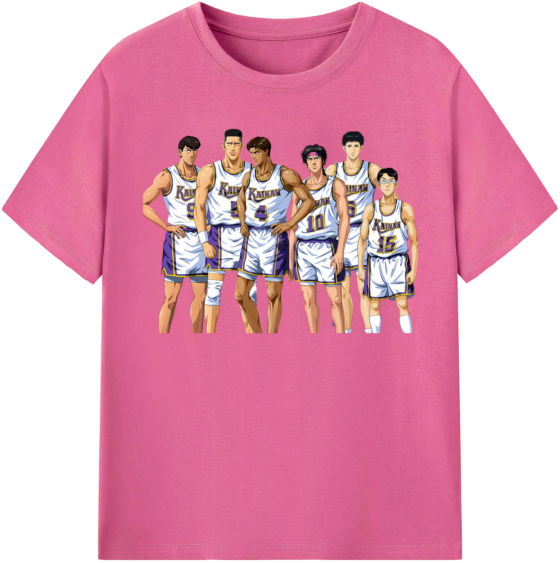 （画像用） SLAM DUNK／スラムダンク レディースカジュアルプリントTシャツ（綿100％）