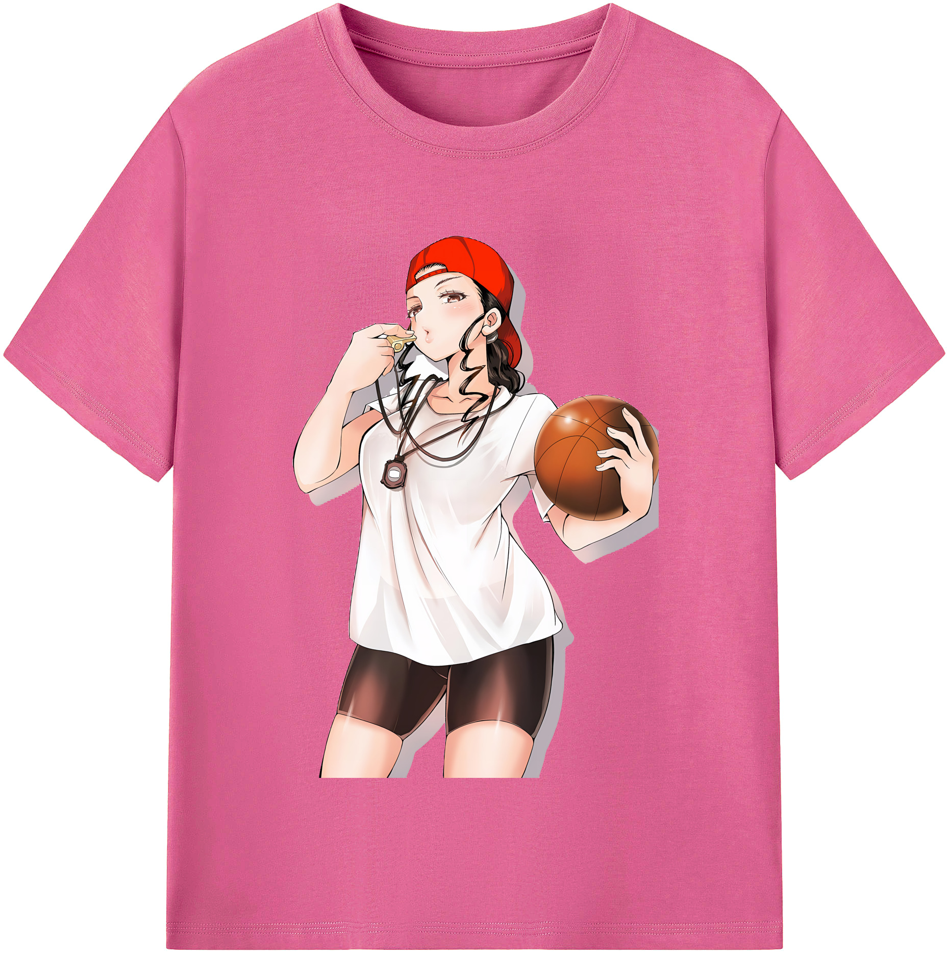 （画像用） SLAM DUNK／スラムダンク レディースカジュアルプリントTシャツ（綿100％）