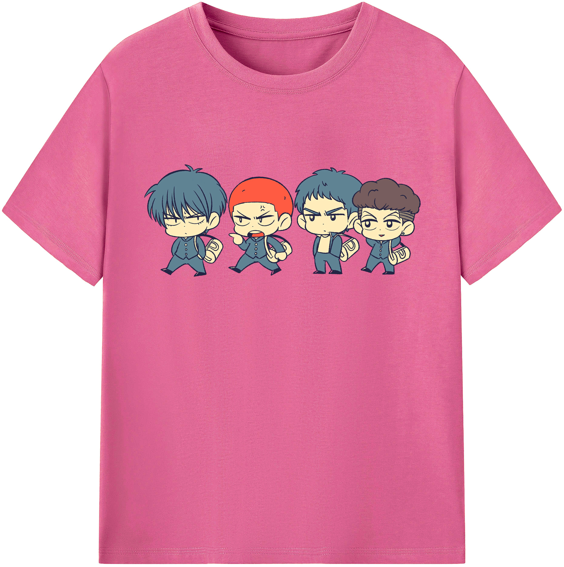 （画像用） SLAM DUNK／スラムダンク レディースカジュアルプリントTシャツ（綿100％）