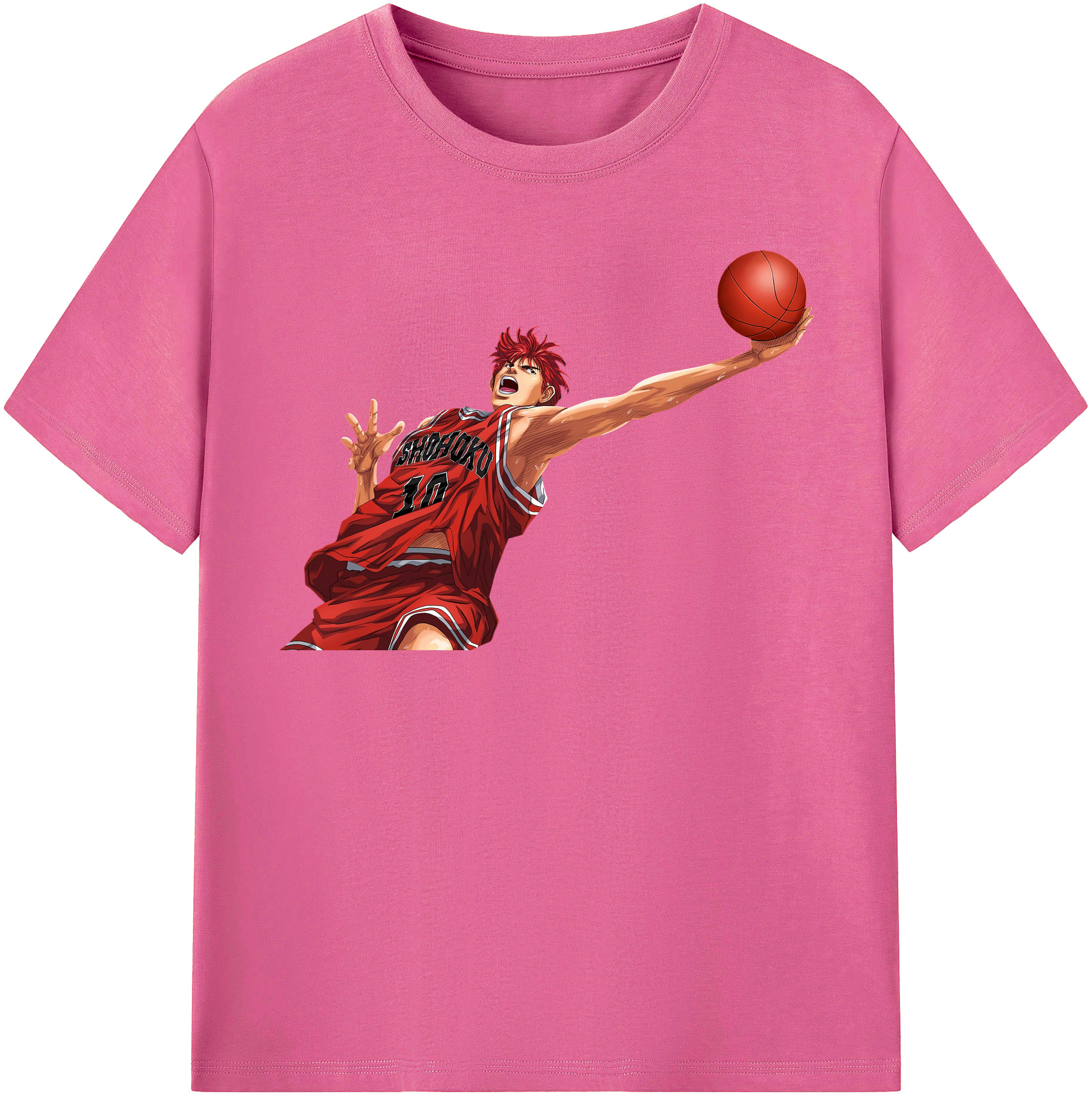 （画像用） SLAM DUNK／スラムダンク レディースカジュアルプリントTシャツ（綿100％）