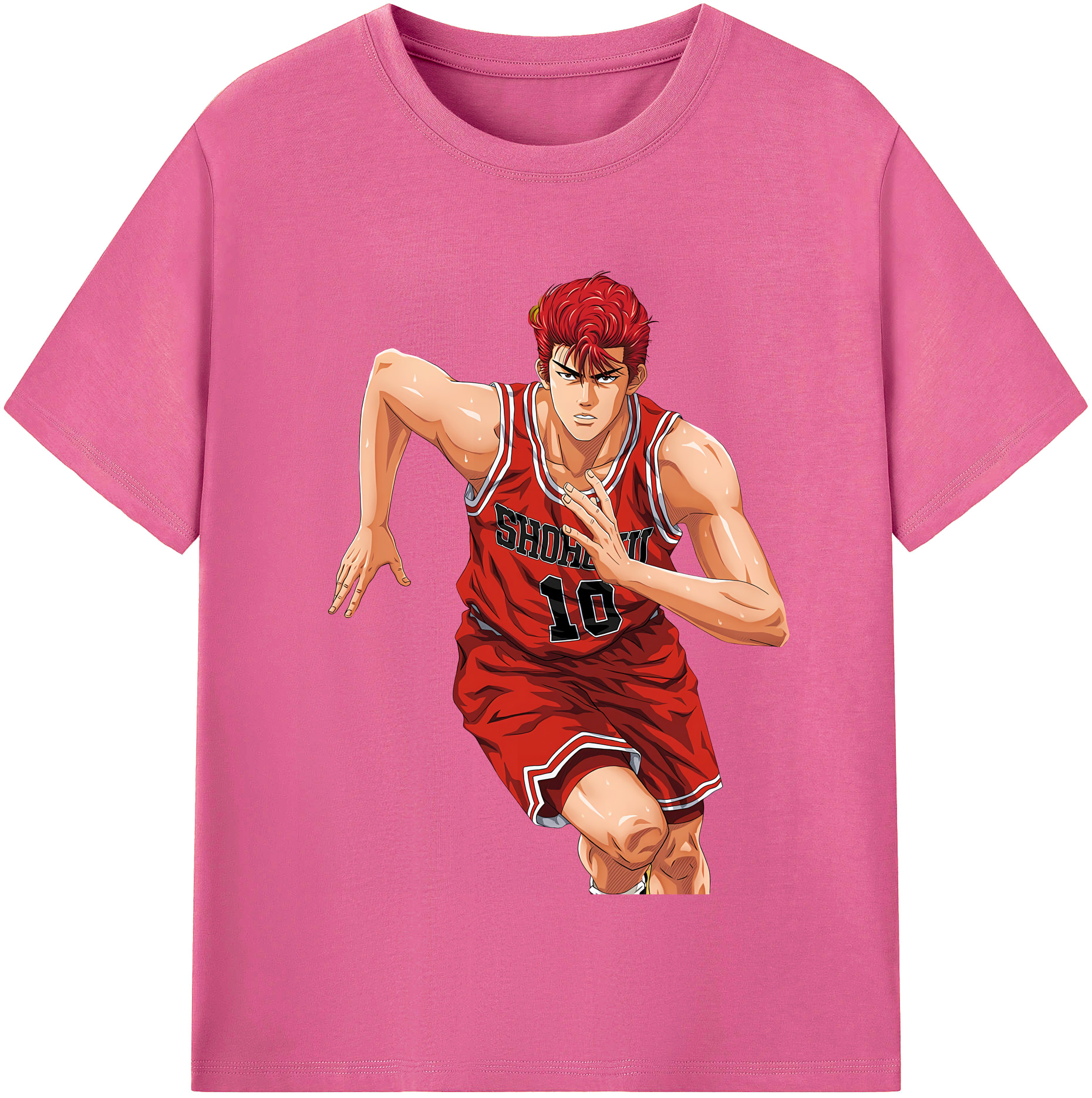 （画像用） SLAM DUNK／スラムダンク レディースカジュアルプリントTシャツ（綿100％）