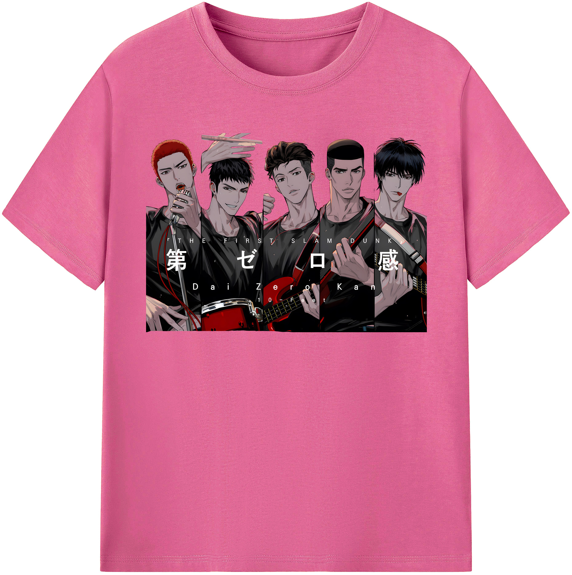 （画像用） SLAM DUNK／スラムダンク レディースカジュアルプリントTシャツ（綿100％）