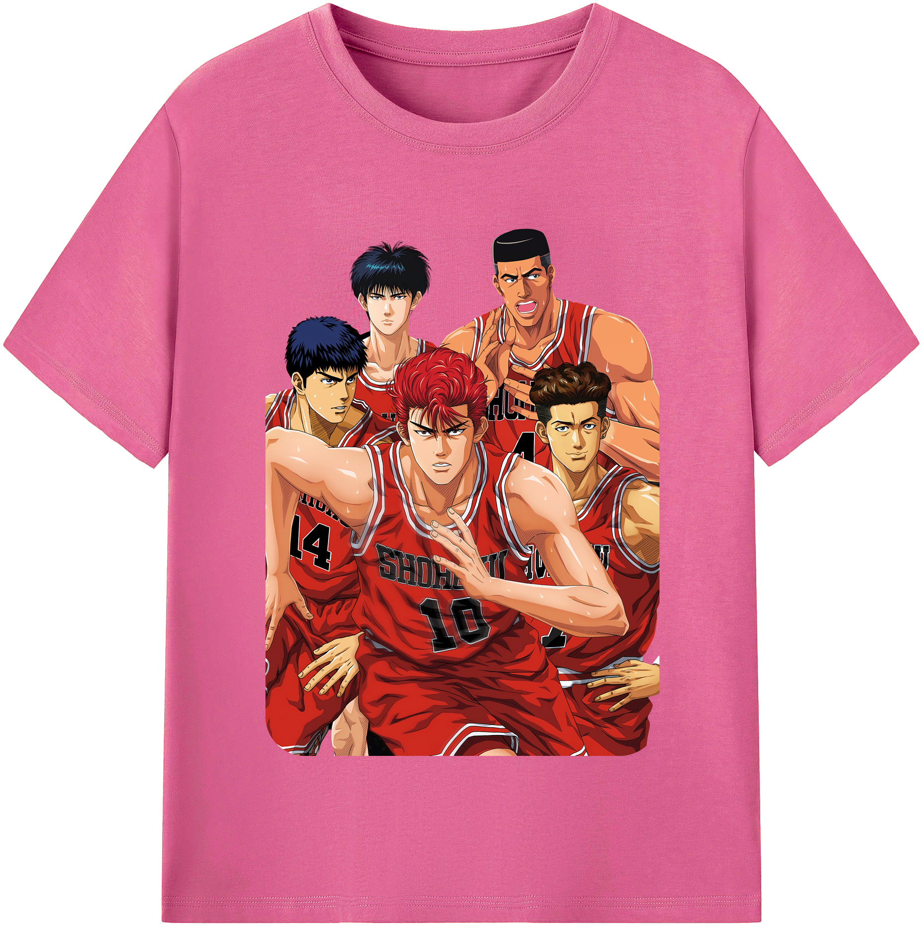 （画像用） SLAM DUNK／スラムダンク レディースカジュアルプリントTシャツ（綿100％）