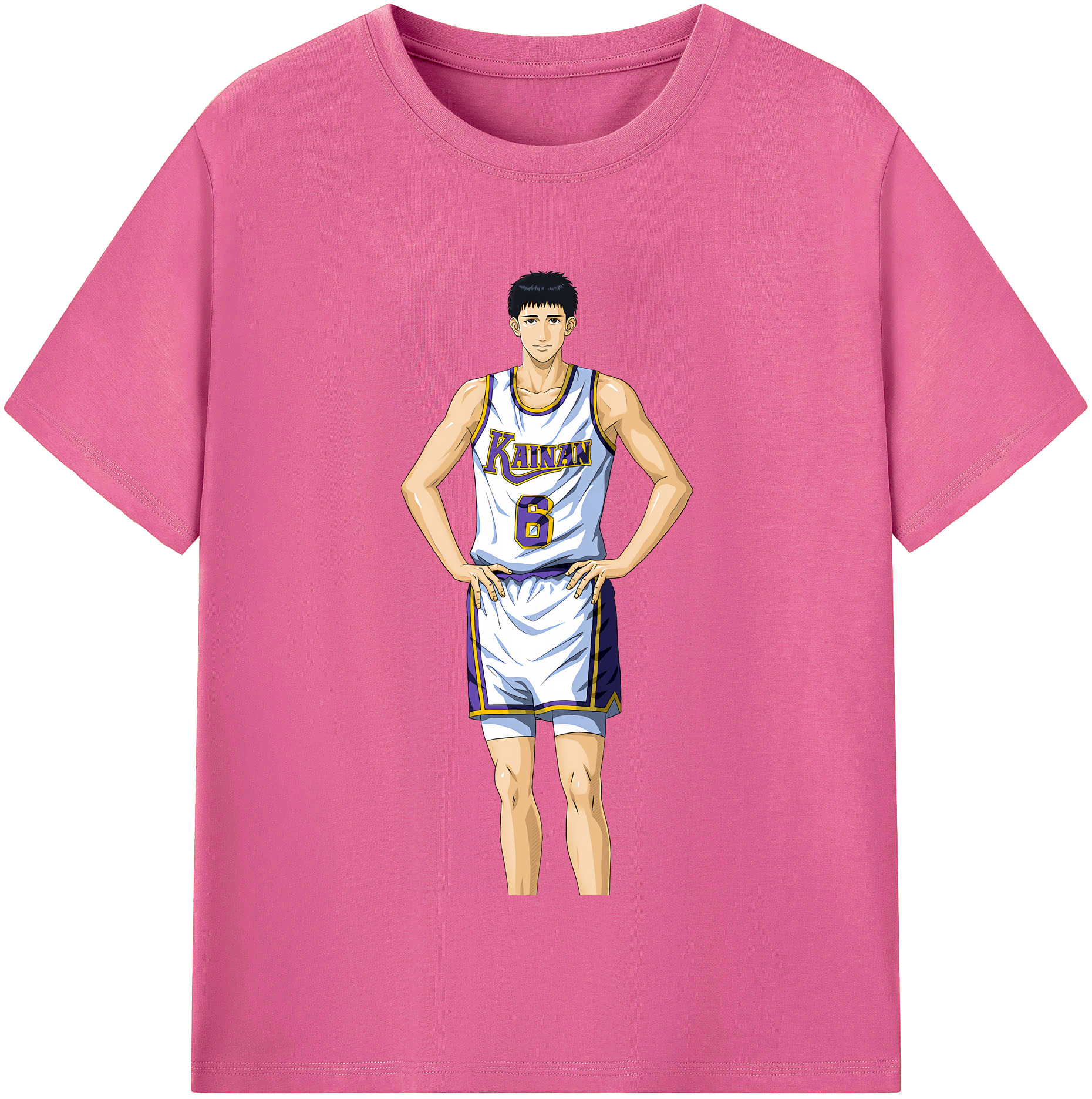 （画像用） SLAM DUNK／スラムダンク レディースカジュアルプリントTシャツ（綿100％）