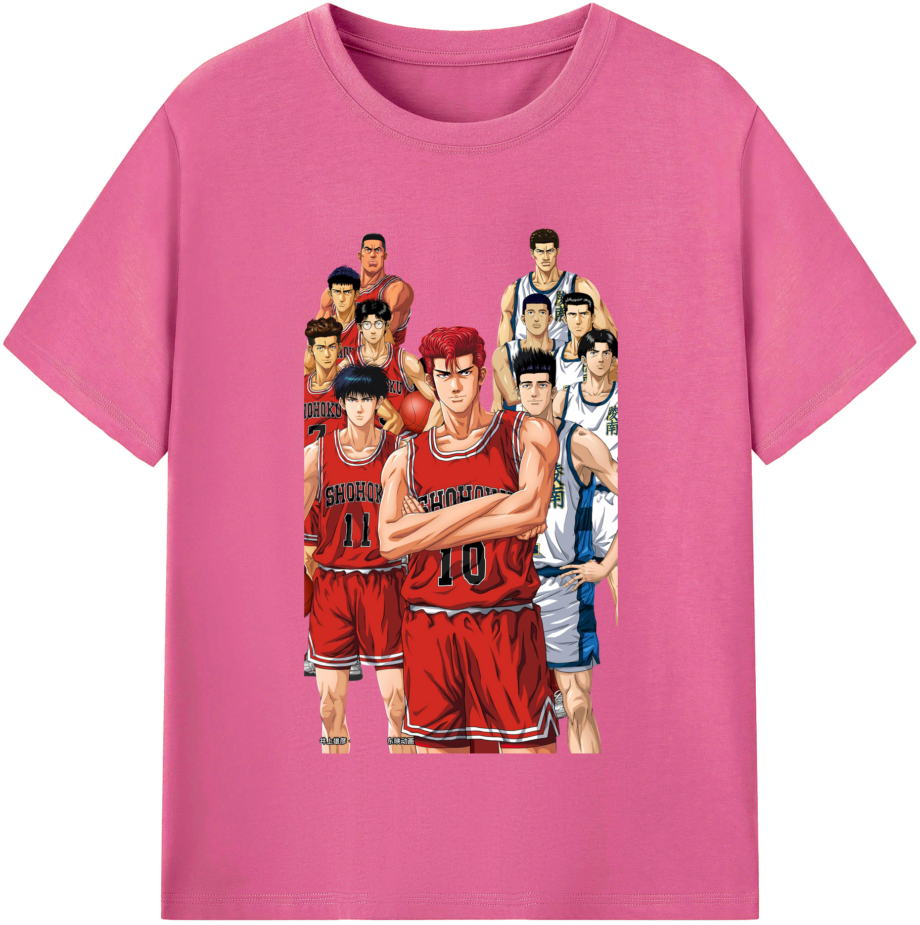 （画像用） SLAM DUNK／スラムダンク レディースカジュアルプリントTシャツ（綿100％）