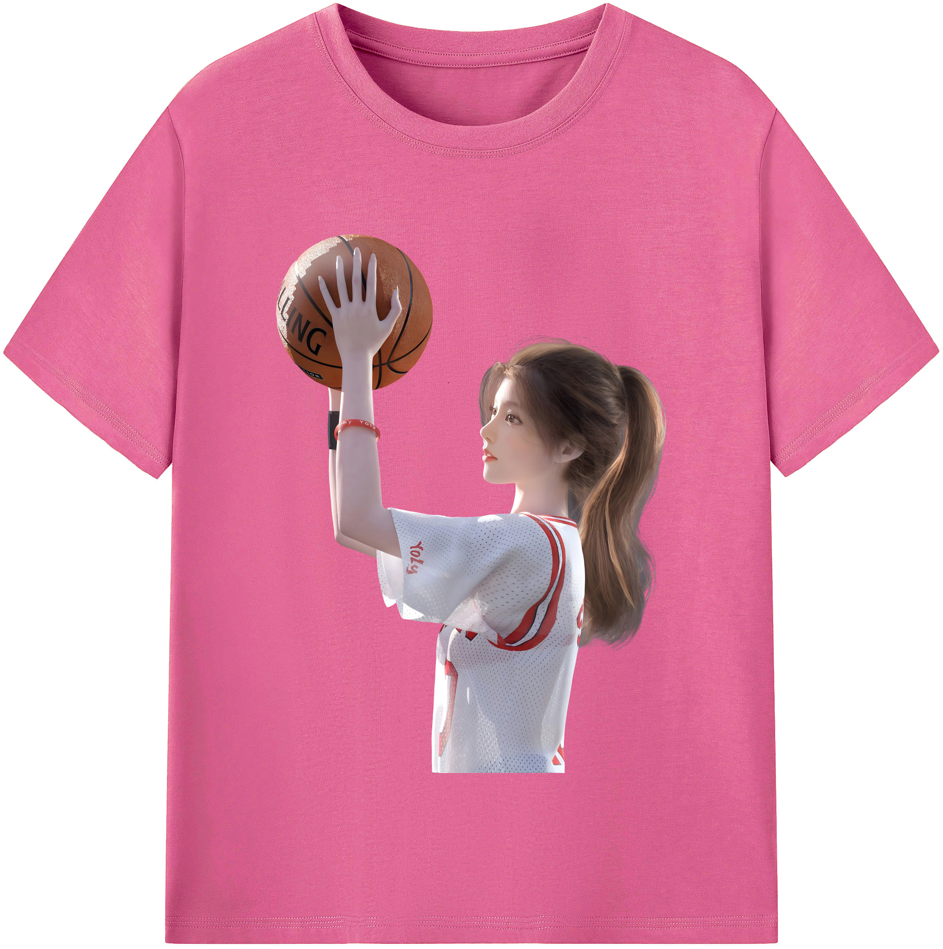 （画像用） SLAM DUNK／スラムダンク レディースカジュアルプリントTシャツ（綿100％）