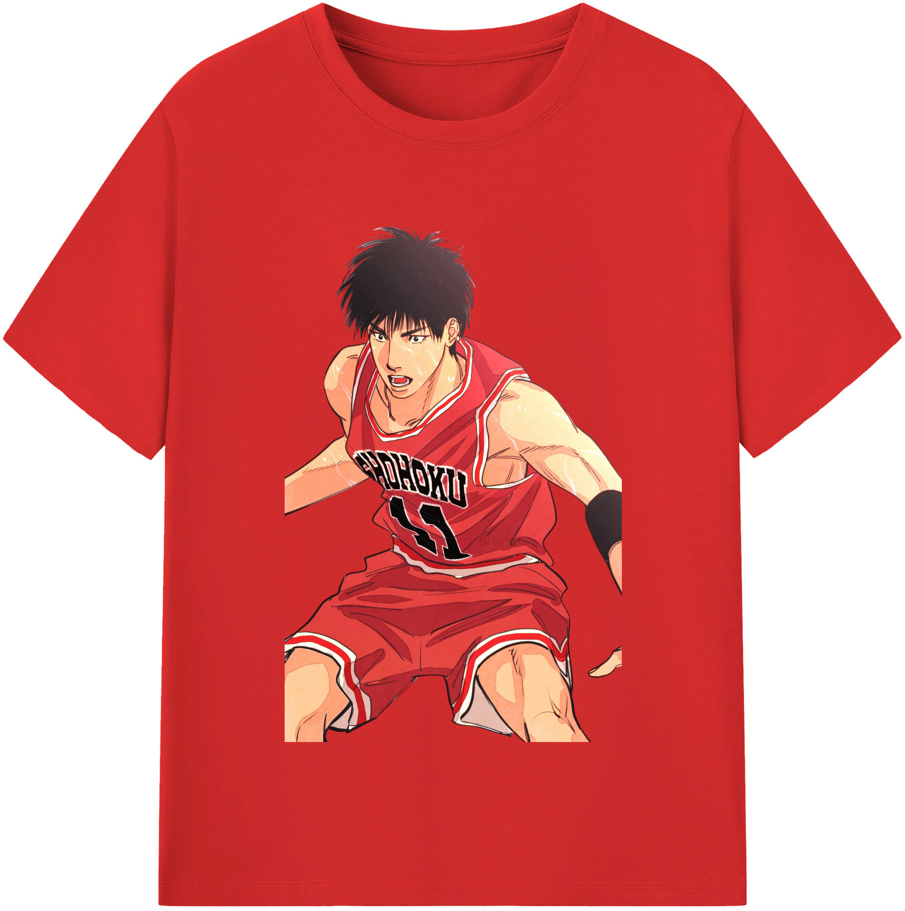 （画像用） SLAM DUNK／スラムダンク レディースカジュアルプリントTシャツ（綿100％）