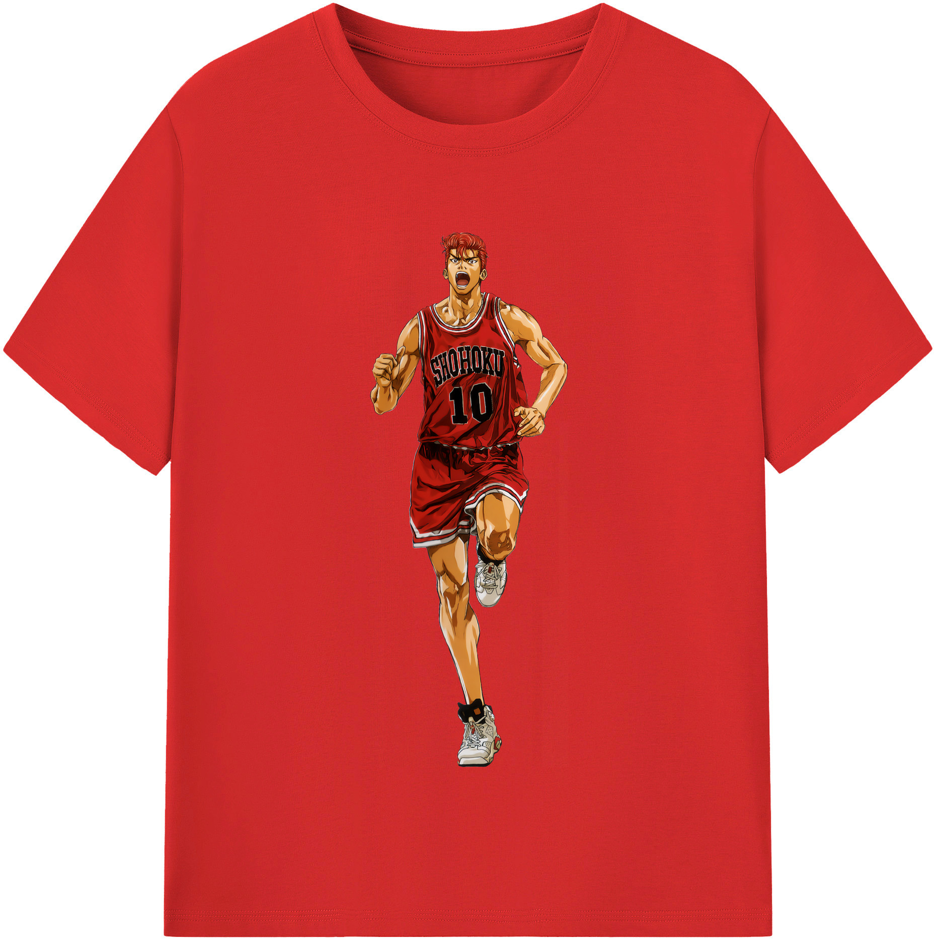 （画像用） SLAM DUNK／スラムダンク レディースカジュアルプリントTシャツ（綿100％）