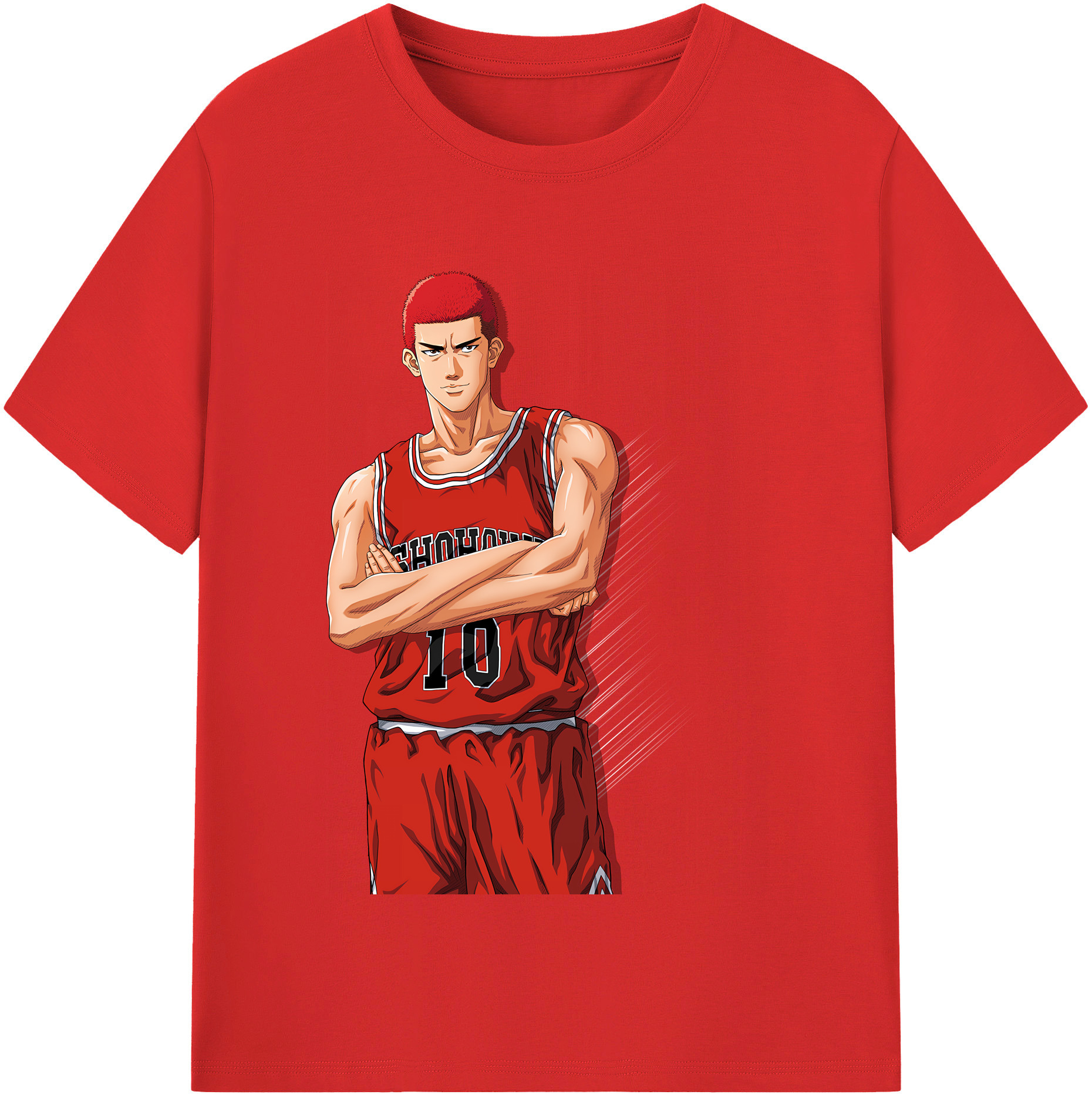 （画像用） SLAM DUNK／スラムダンク レディースカジュアルプリントTシャツ（綿100％）
