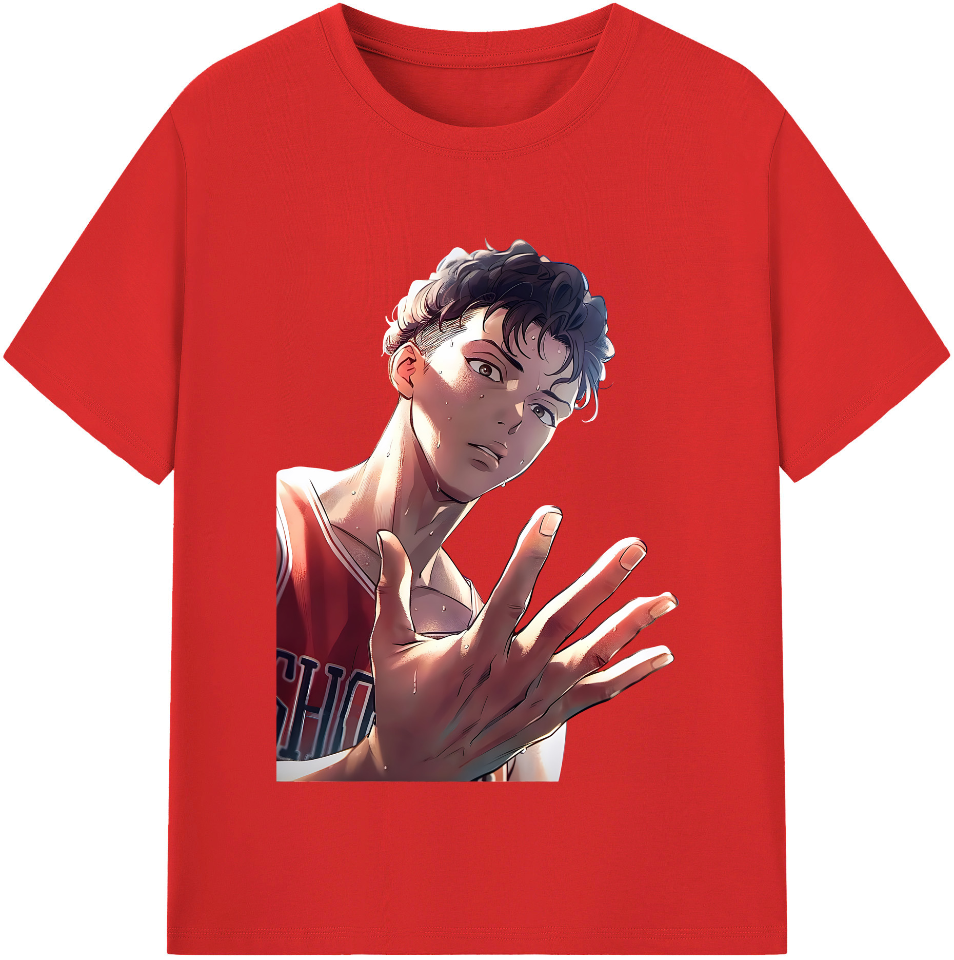 （画像用） SLAM DUNK／スラムダンク レディースカジュアルプリントTシャツ（綿100％）