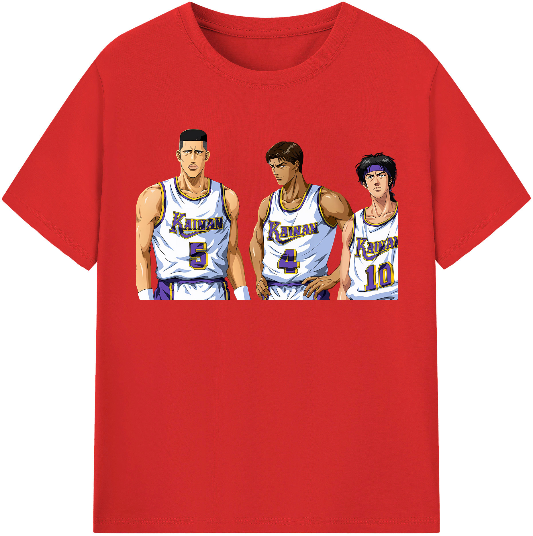 （画像用） SLAM DUNK／スラムダンク レディースカジュアルプリントTシャツ（綿100％）