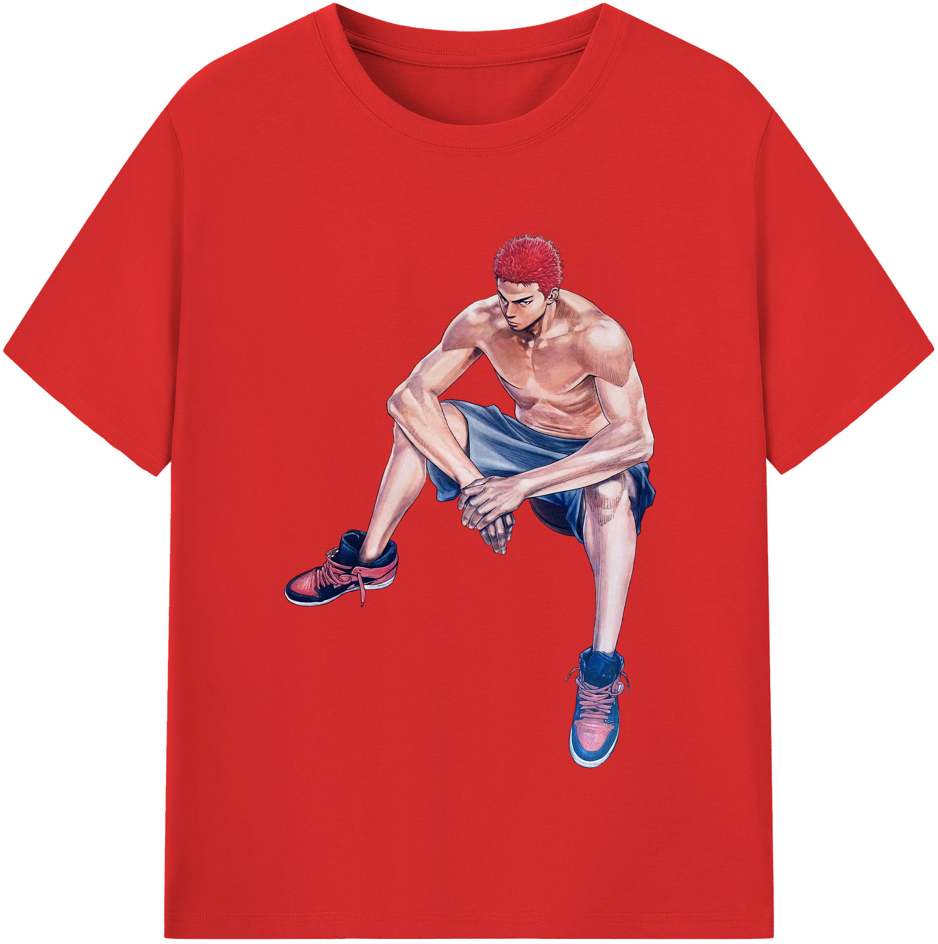 （画像用） SLAM DUNK／スラムダンク レディースカジュアルプリントTシャツ（綿100％）