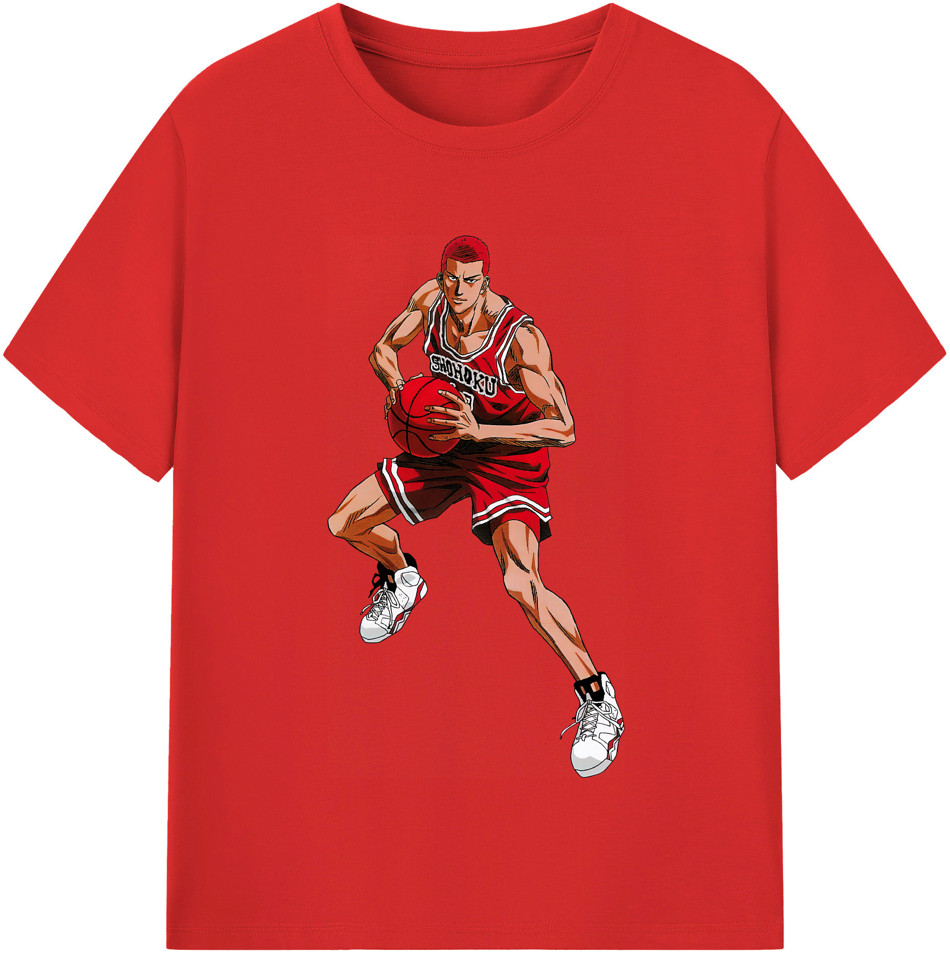 （画像用） SLAM DUNK／スラムダンク レディースカジュアルプリントTシャツ（綿100％）