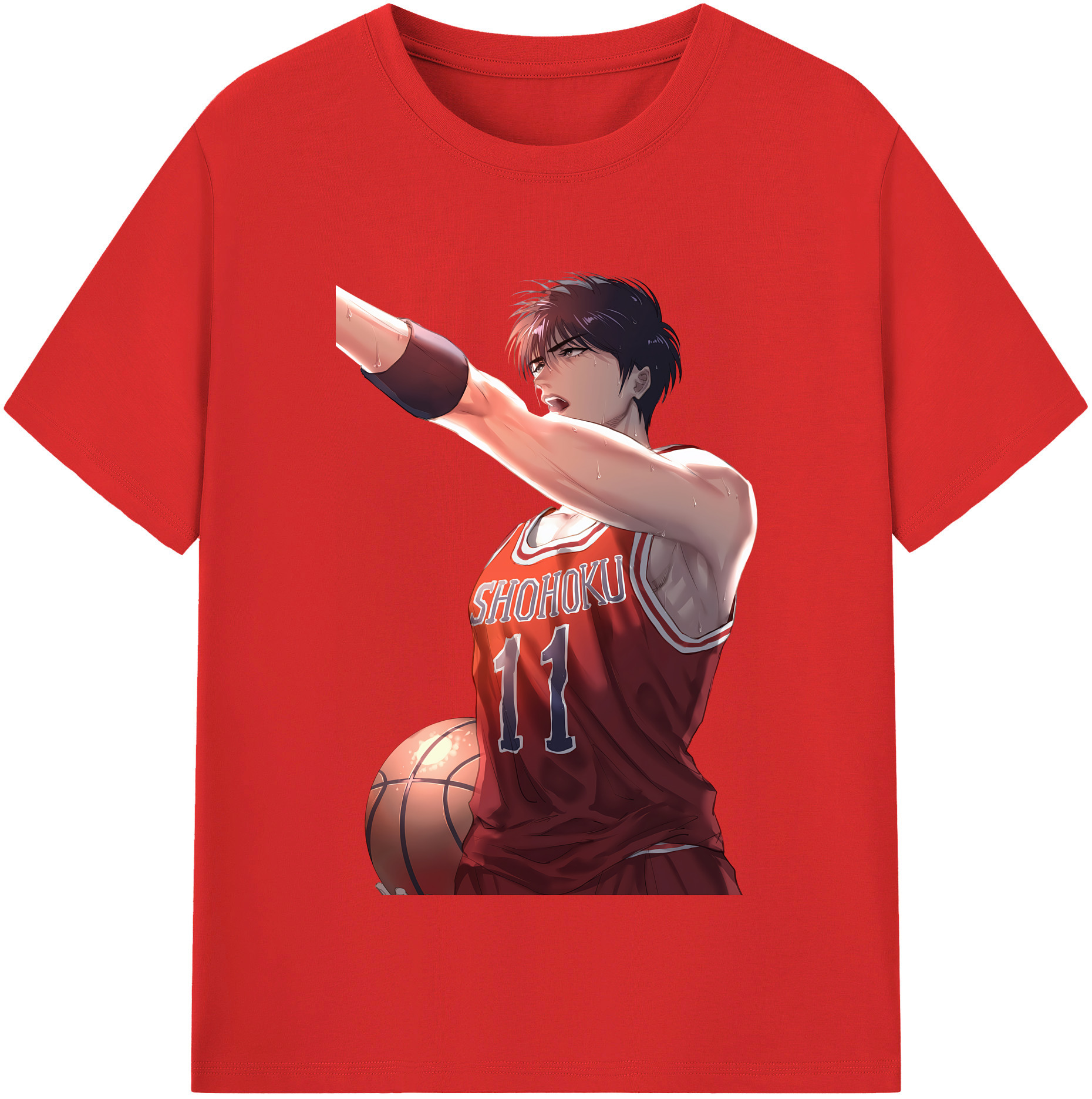 （画像用） SLAM DUNK／スラムダンク レディースカジュアルプリントTシャツ（綿100％）