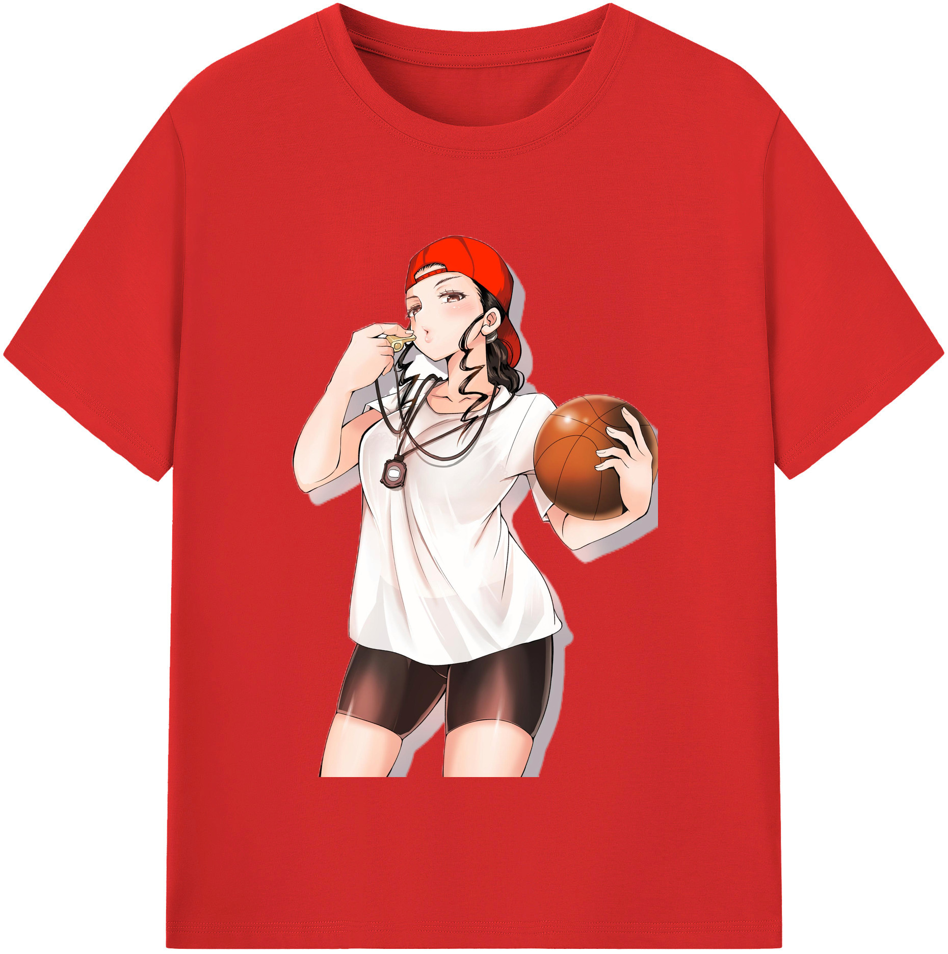 （画像用） SLAM DUNK／スラムダンク レディースカジュアルプリントTシャツ（綿100％）